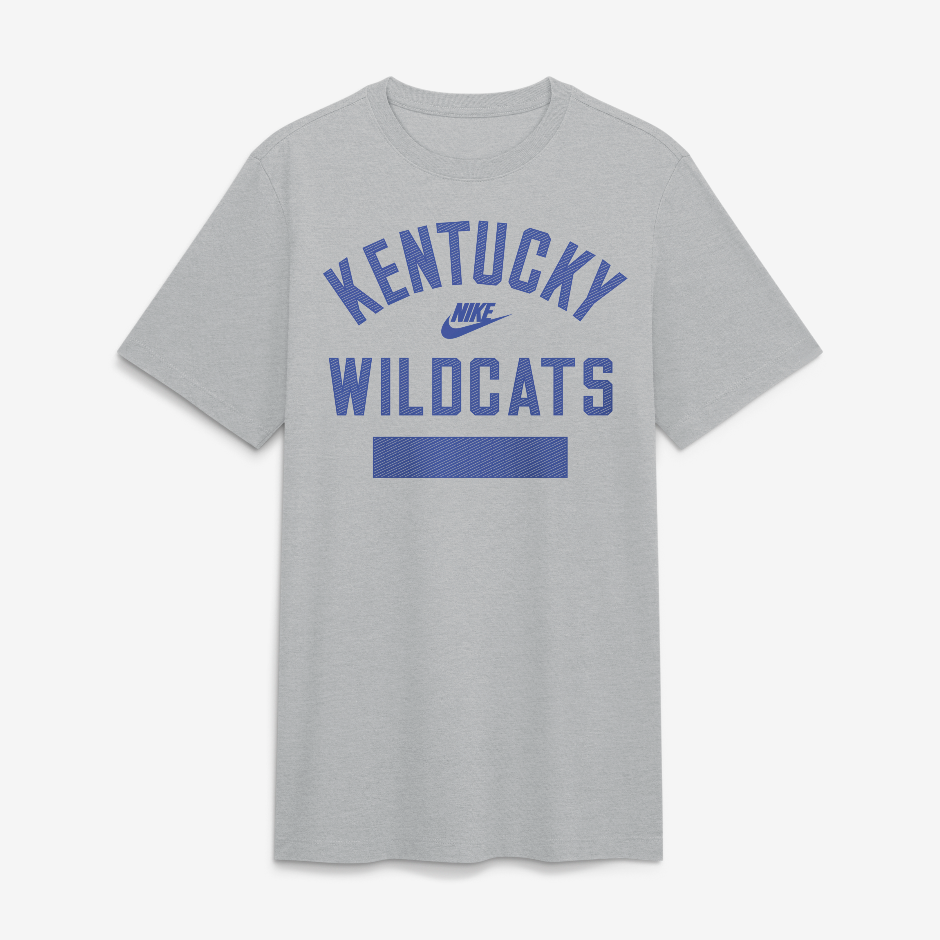 Men's Nike  Heather Gray Kentucky Wildcats Arch Wordmark Legacy Tri-Blend T-Shirt