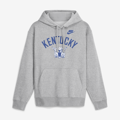 Kentucky Wildcats Nike Legacy Arch Club Hoodie - Heather Gray