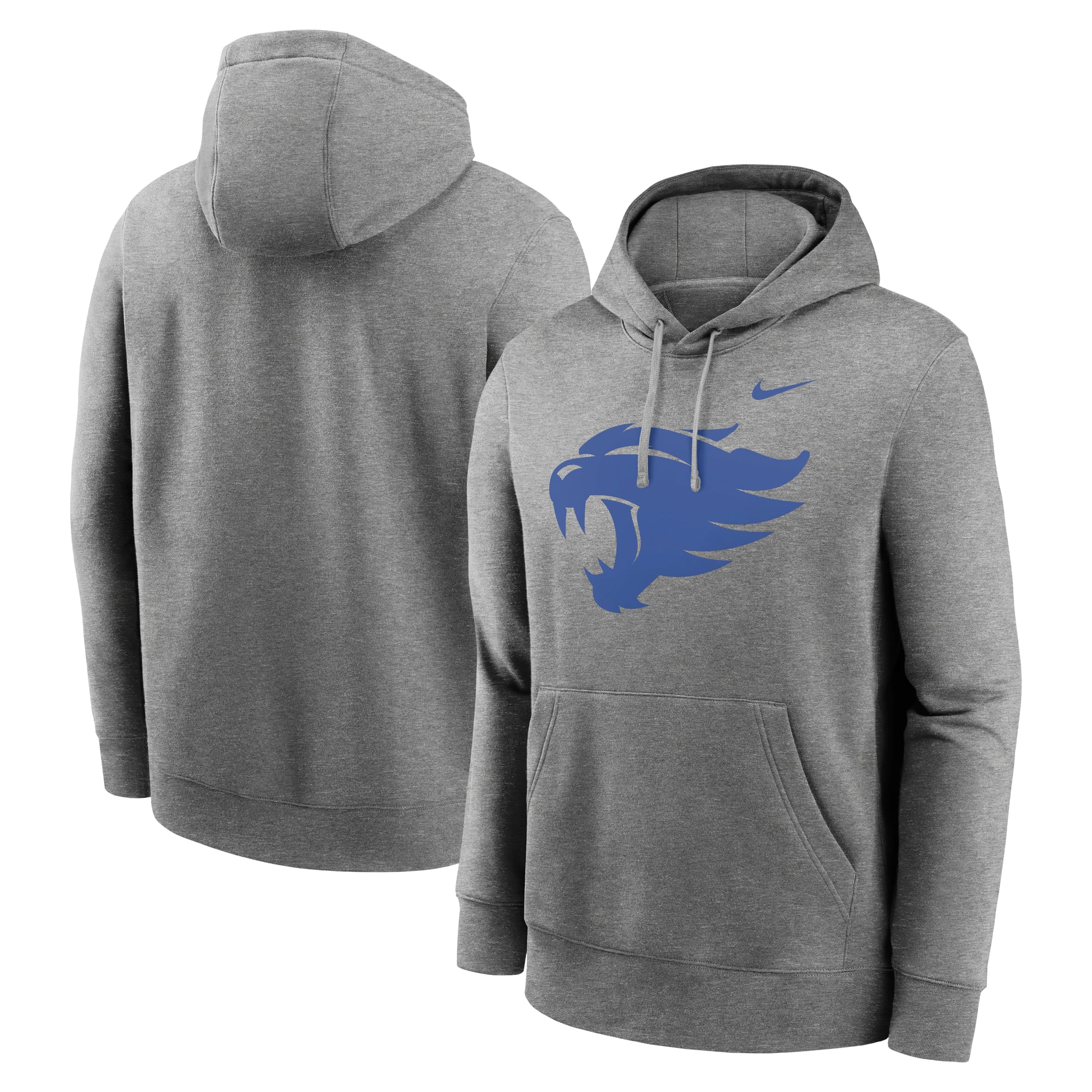Men's Nike White Kentucky Wildcats Primetime Alternate Logo Club Fleece Pullover Hoodie