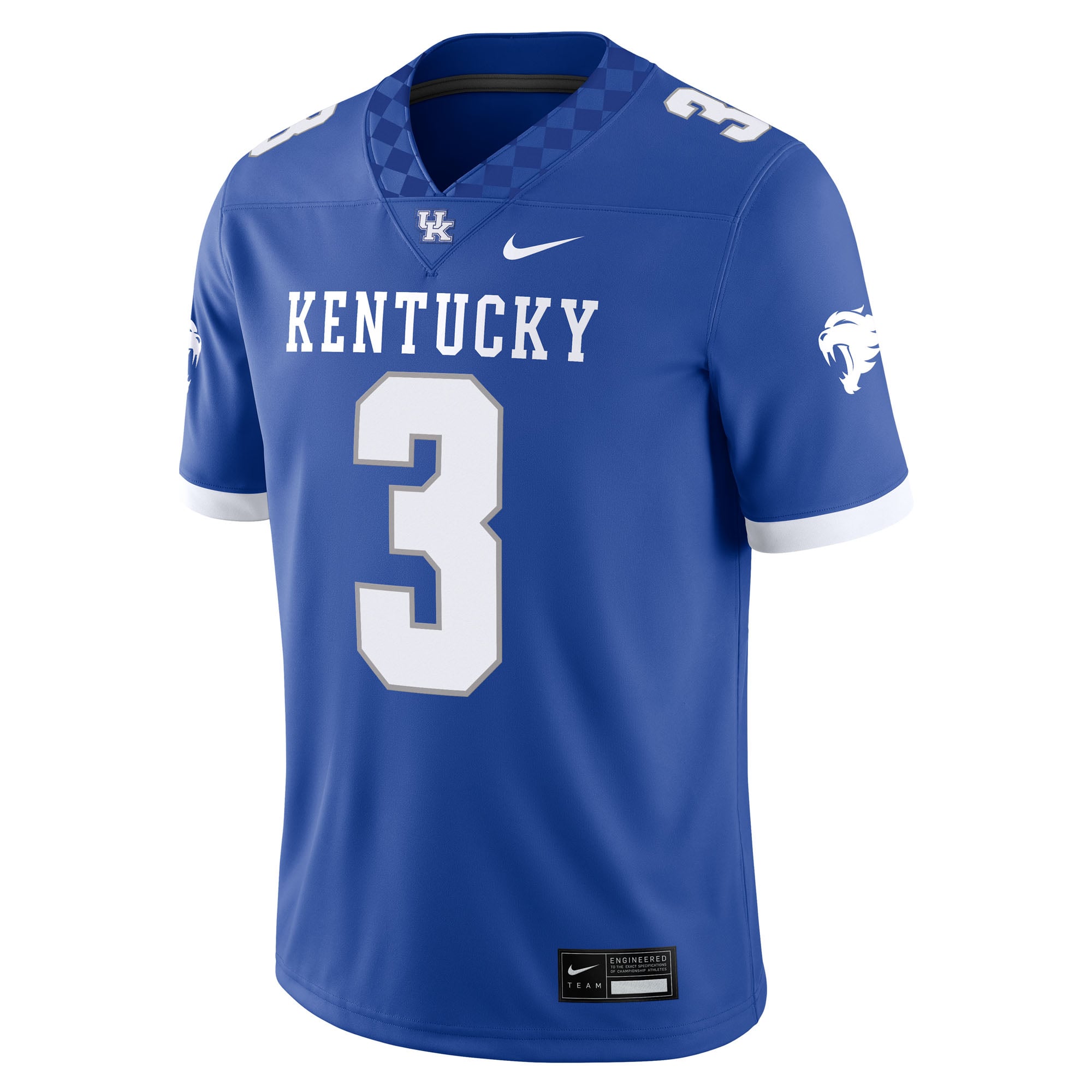 Maillot domicile Nike Kenny Minchey Royal Kentucky Wildcats pour homme