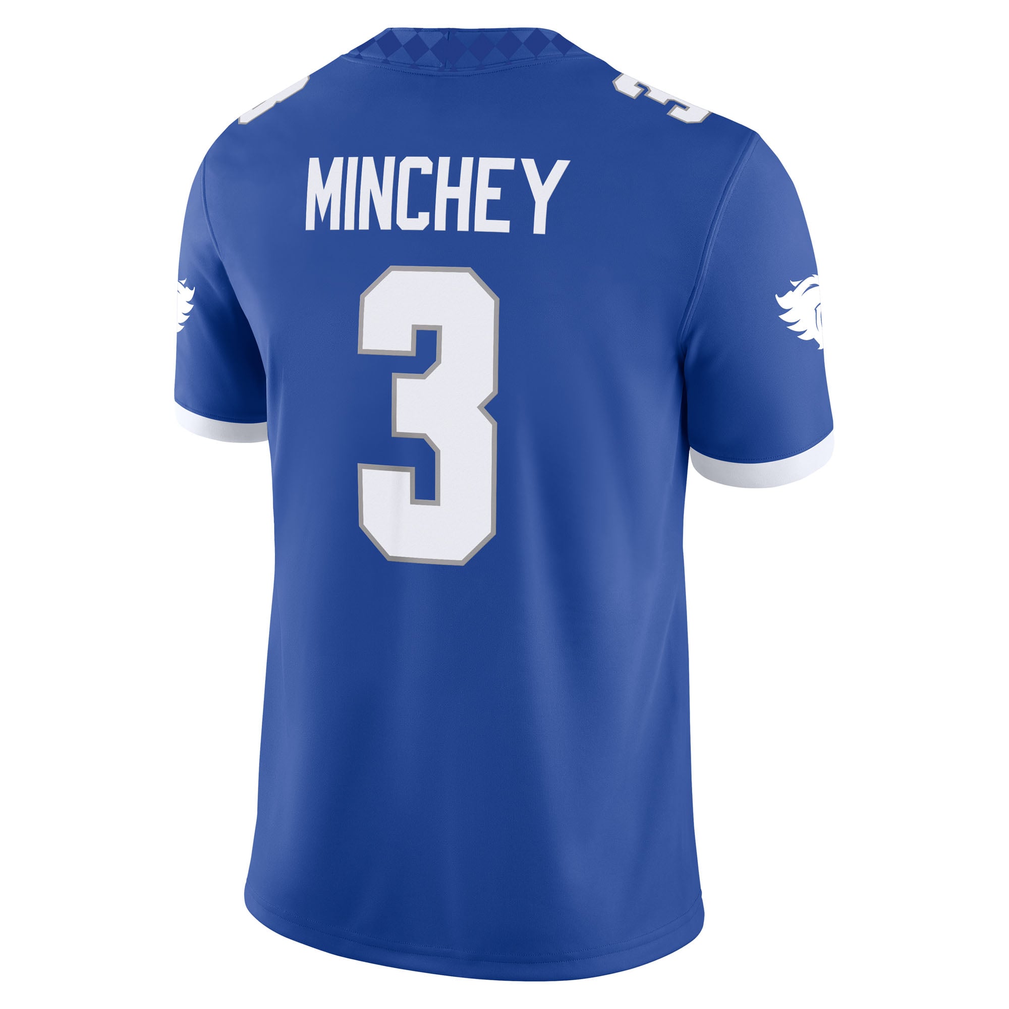 Maillot domicile Nike Kenny Minchey Royal Kentucky Wildcats pour homme