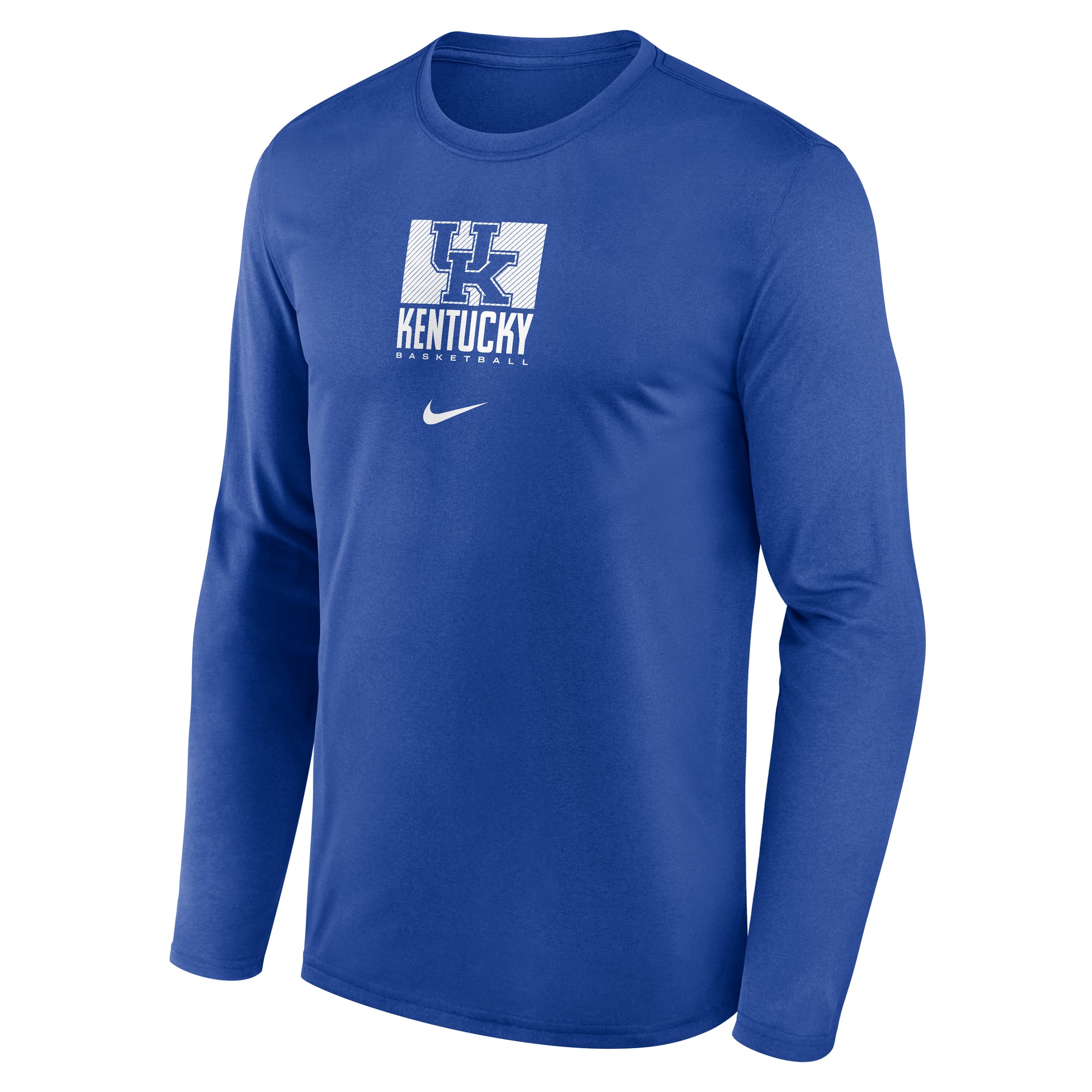 T-shirt à manches longues Nike Royal Kentucky Wildcats Courtside Legend Dri-FIT pour homme