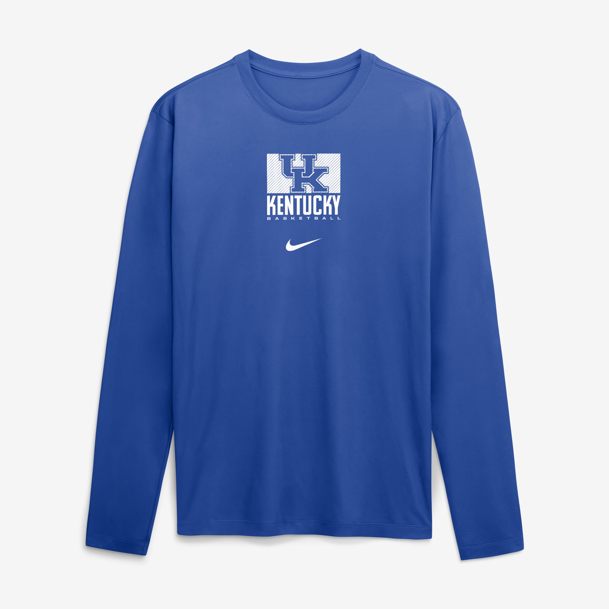 T-shirt à manches longues Nike Royal Kentucky Wildcats Courtside Legend Dri-FIT pour homme