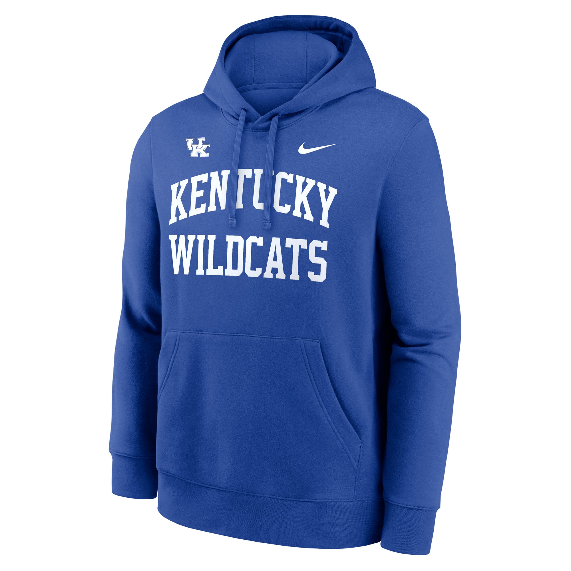 Sweat à capuche polaire Nike Royal Kentucky Wildcats Primetime Arched Club pour homme