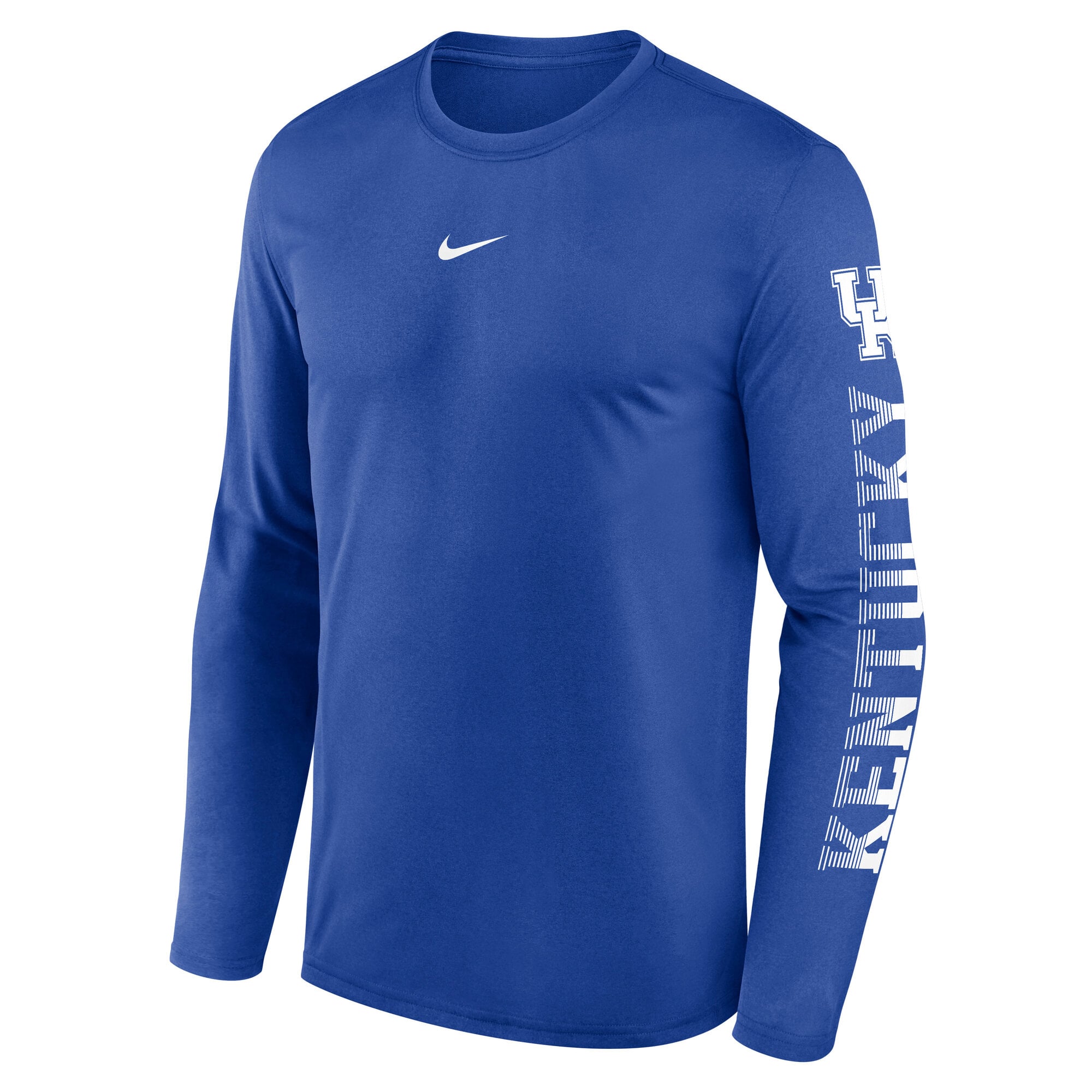 Men's Nike  Royal Kentucky Wildcats Primetime Logo Sleeve Legend Dri-FIT Long T-Shirt