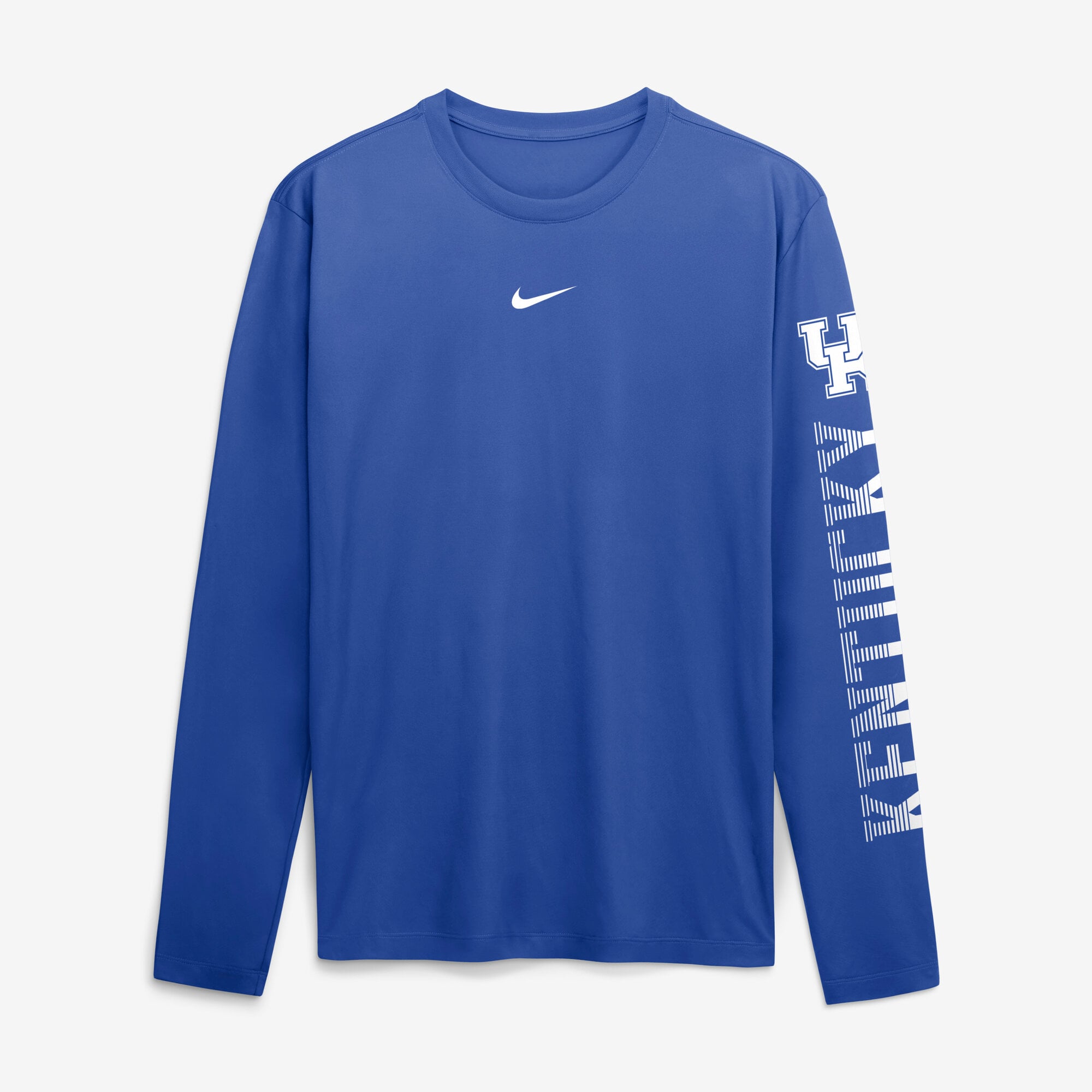 Men's Nike  Royal Kentucky Wildcats Primetime Logo Sleeve Legend Dri-FIT Long T-Shirt