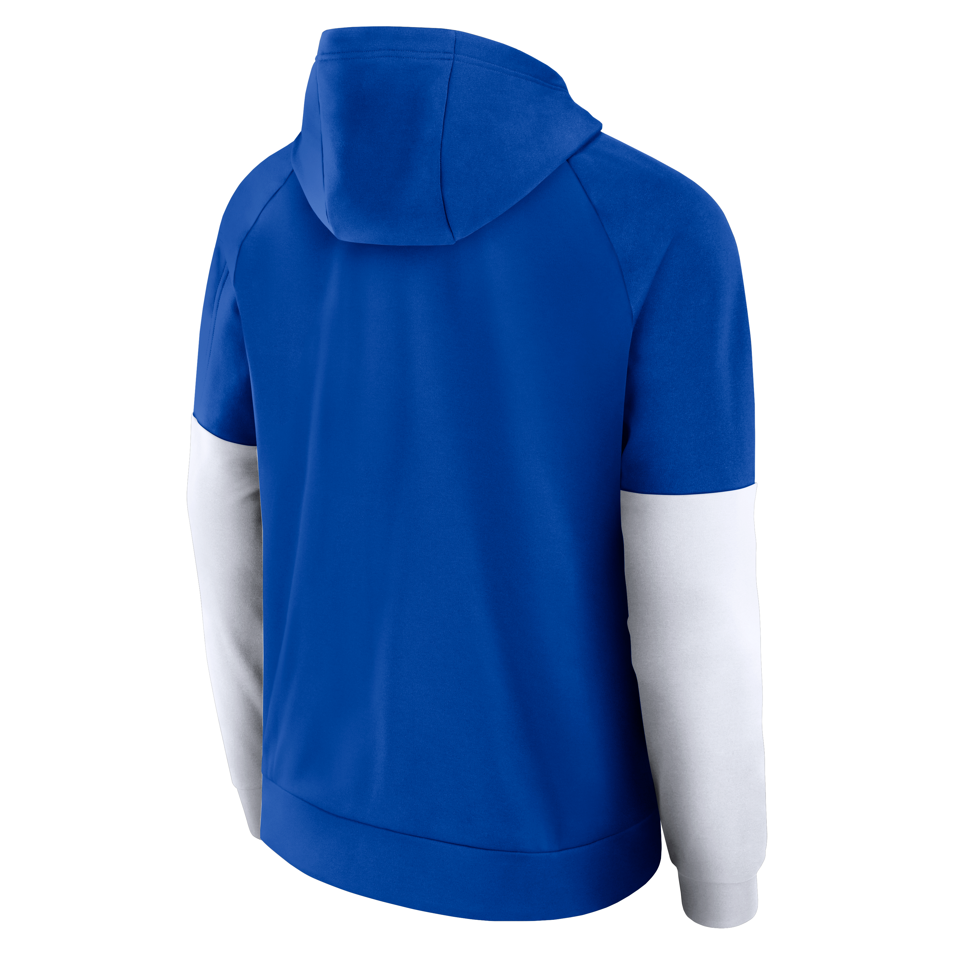 Sweat à capuche zippé Nike Royal Kentucky Wildcats Primetime Primary Logo Therma-FIT Raglan pour homme