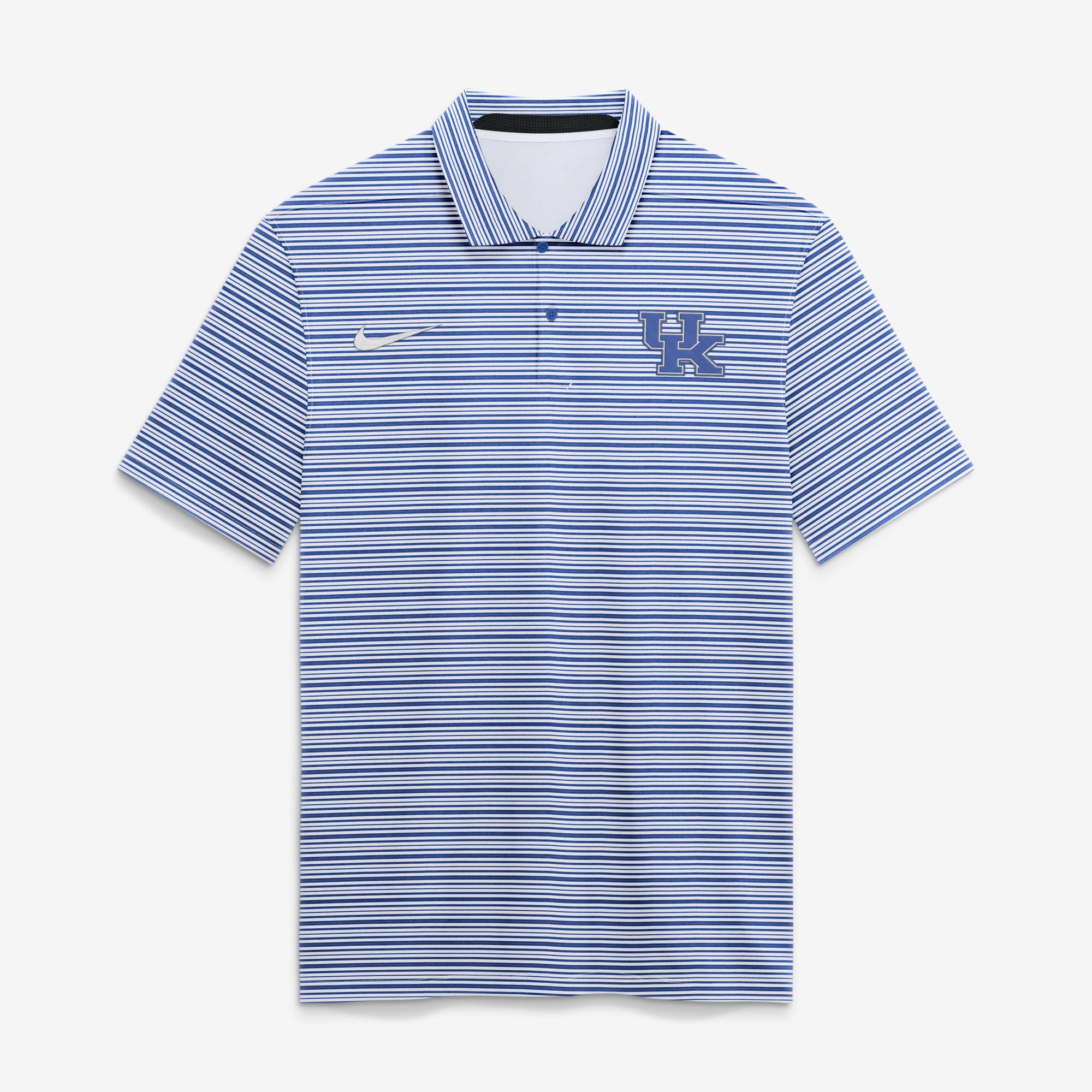 Polo rayé Nike Royal Kentucky Wildcats Primetime Vapor Dri-FIT pour homme