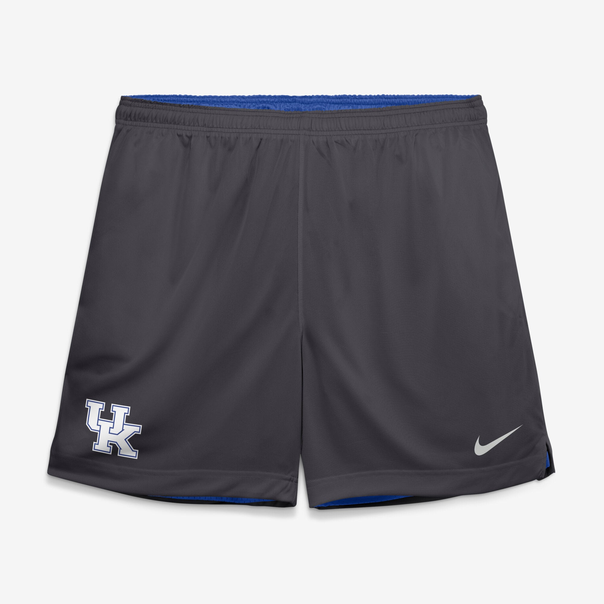 Men's Nike Royal/Anthracite Kentucky Wildcats 2026 Sideline Standard Issue Reversible Dri-FIT Shorts