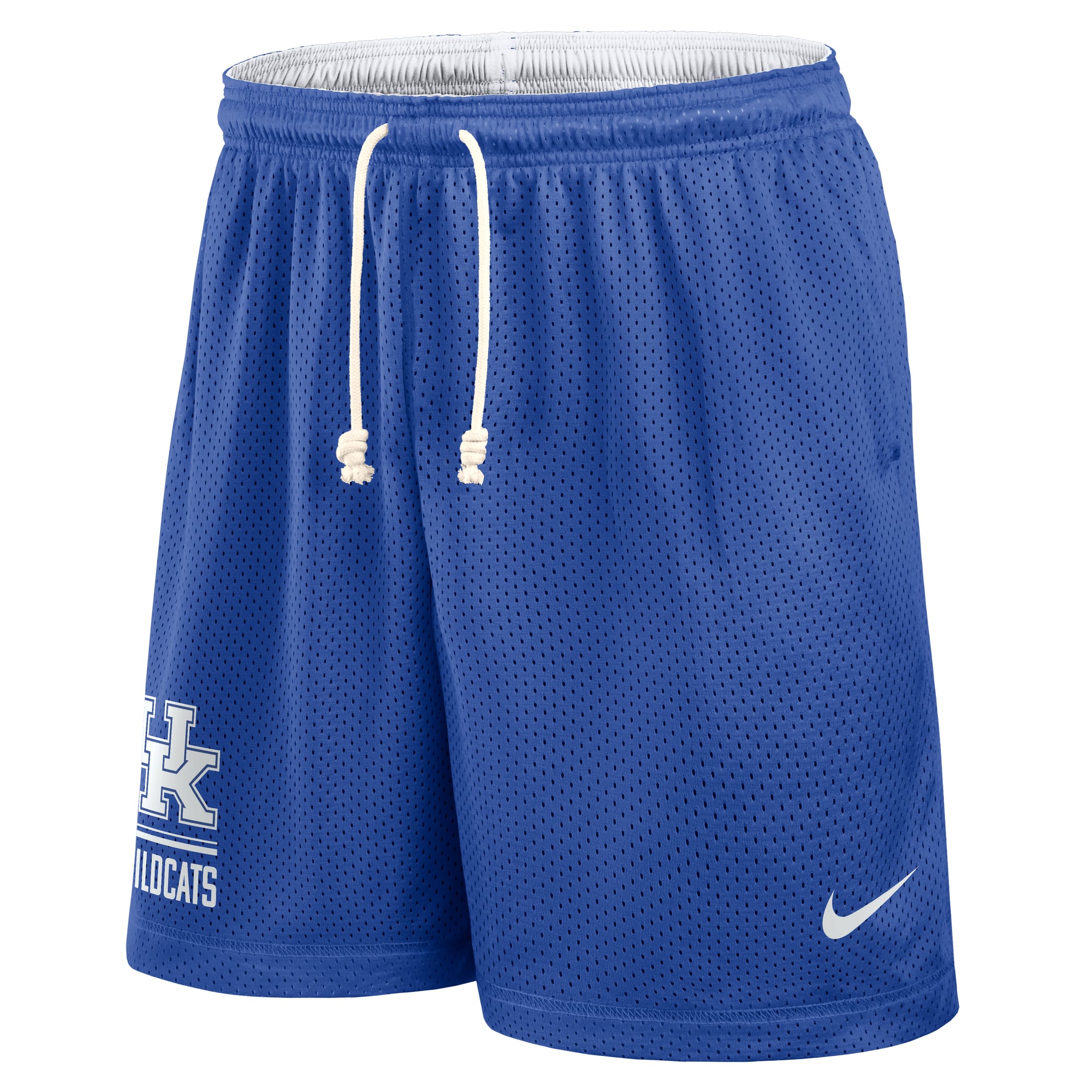 Men's Nike  Royal/White Kentucky Wildcats Courtside Reversible Dri-FIT Shorts