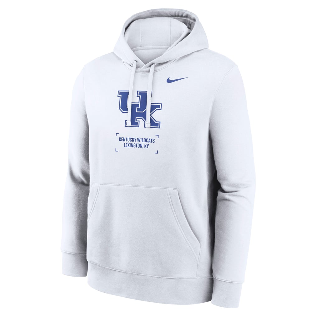 Kentucky Wildcats Nike Basketball Two-Hit Club Fleece Pullover Hoodie ...