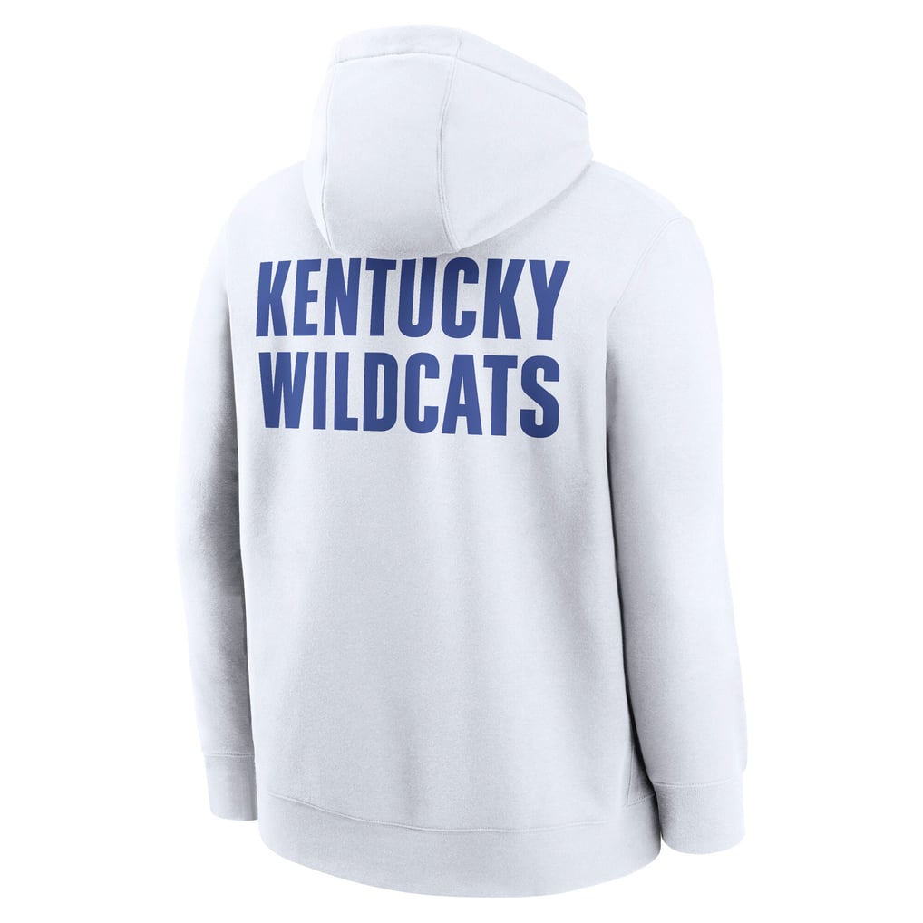 Kentucky Wildcats Nike Basketball Two-Hit Club Fleece Pullover Hoodie ...