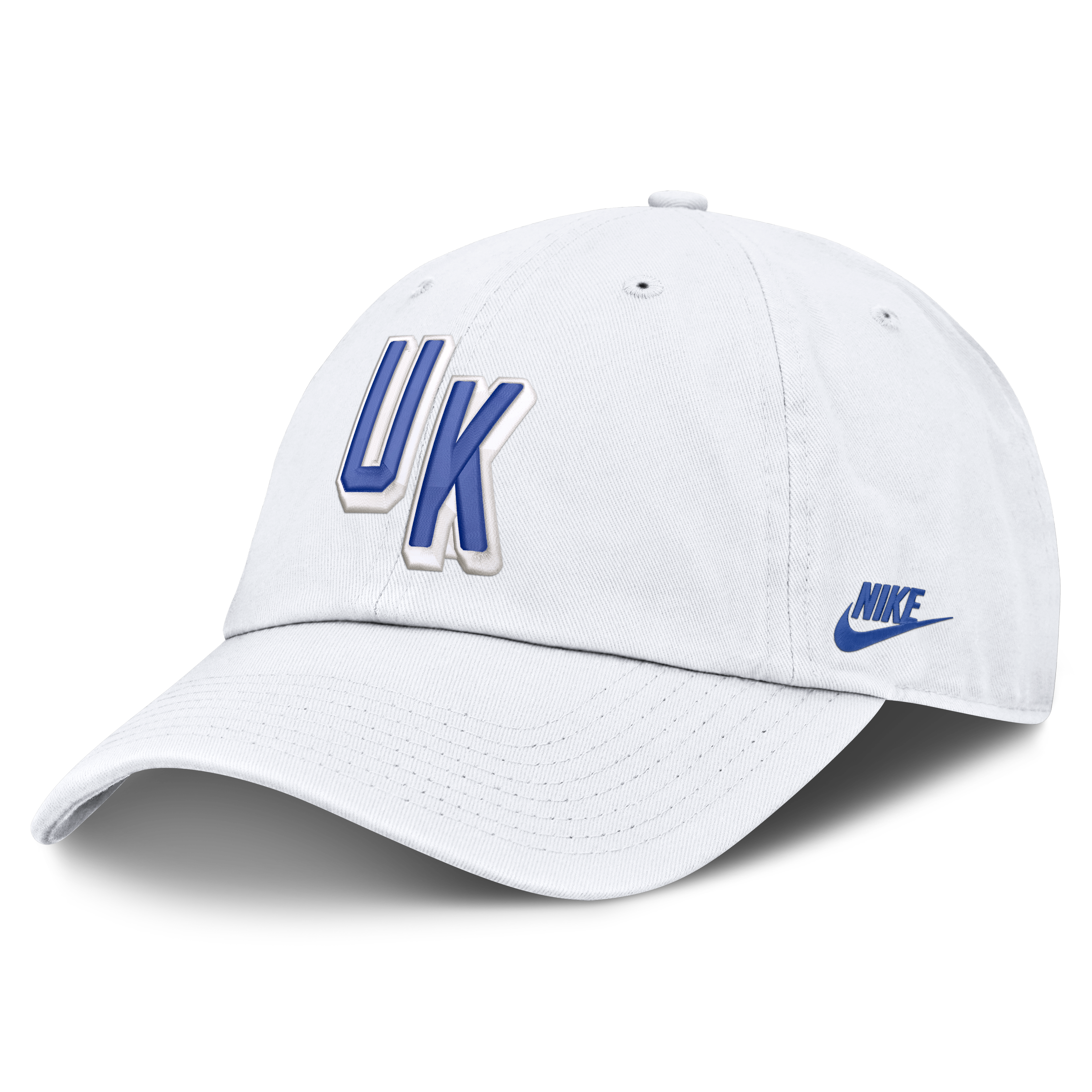 Casquette ajustable Nike blanche Kentucky Wildcats Legacy Letter & Mascot Club pour homme