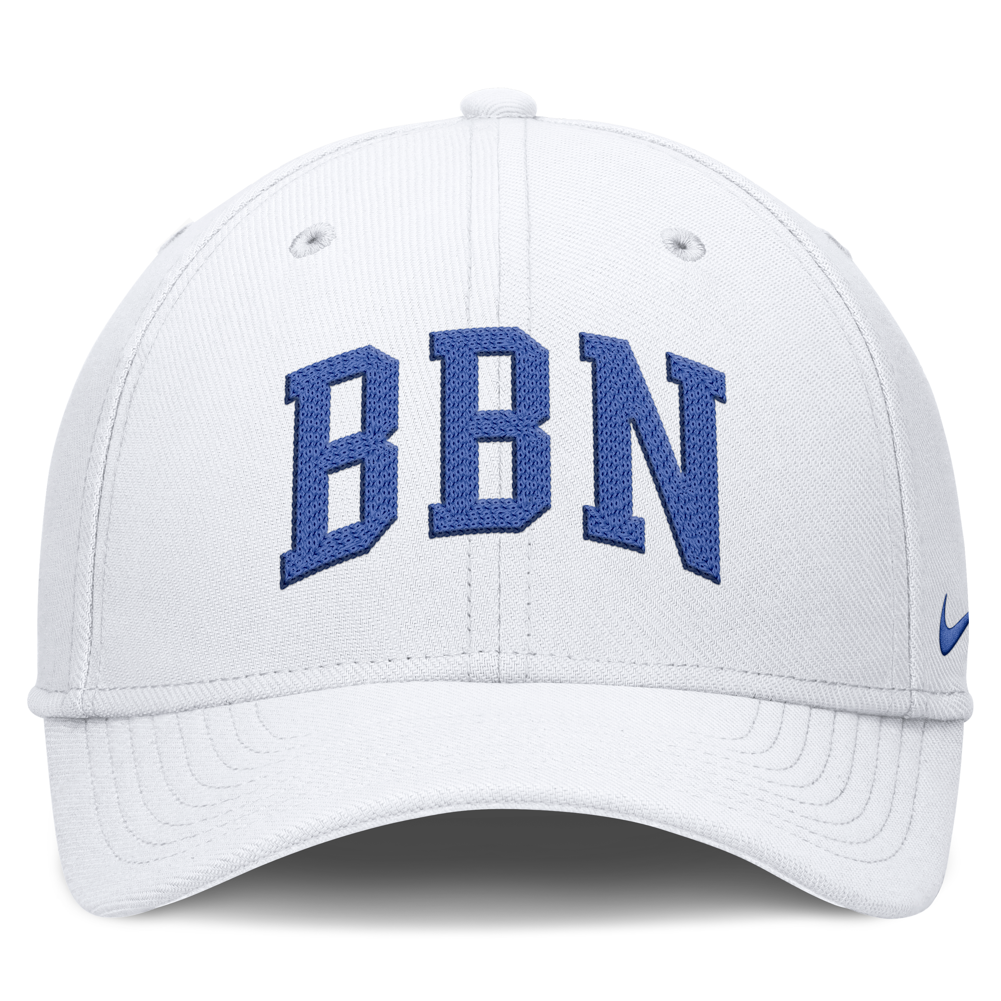 Casquette Nike blanche Kentucky Wildcats Letter Rise SwooshFlex Dri-FIT pour homme