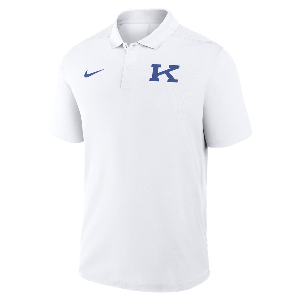 Men's Nike White Kentucky Wildcats Power K Victory Dri-FIT Polo