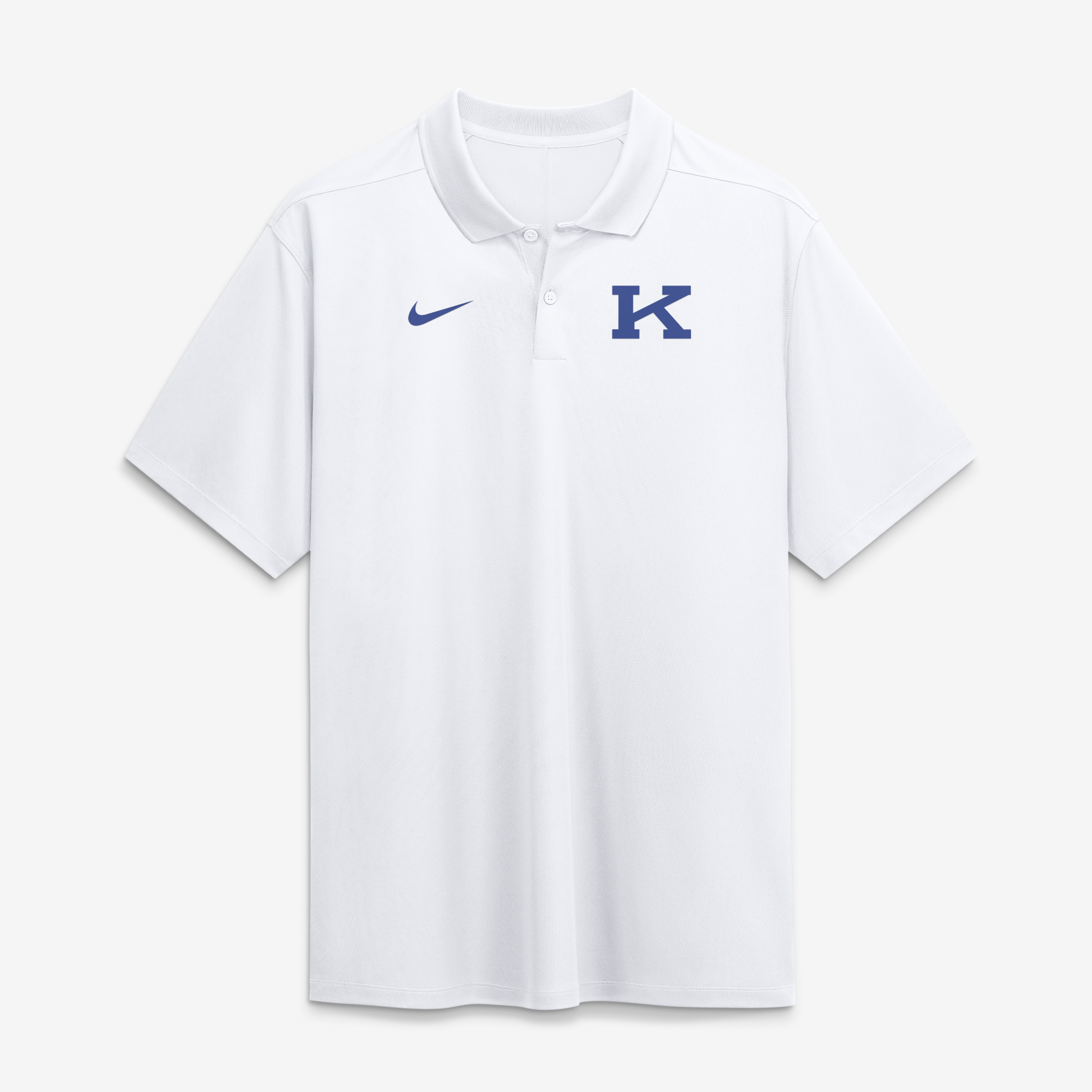 Men's Nike White Kentucky Wildcats Power K Victory Dri-FIT Polo