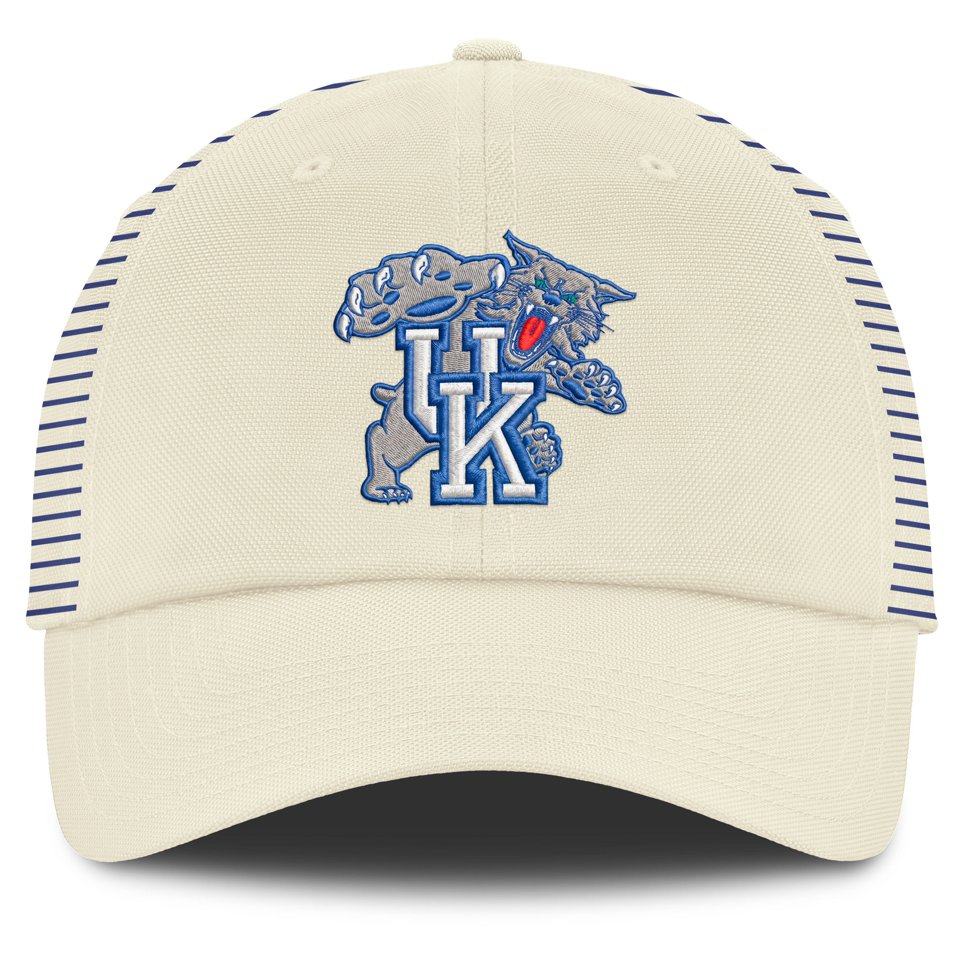 Casquette Nike blanche Kentucky Wildcats Vault Logo Stripe Club Dri-FIT ajustable pour homme