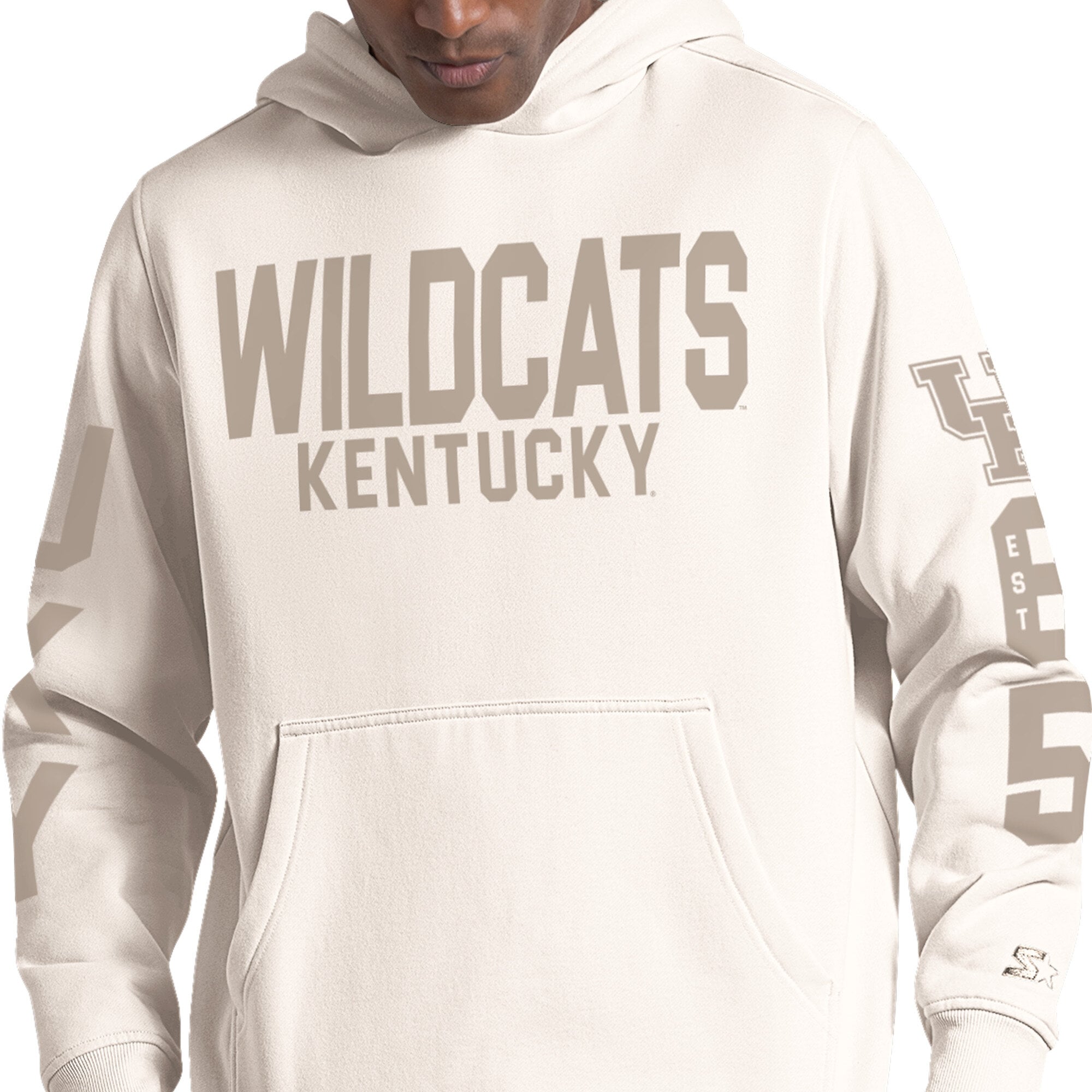 Sweat à capuche Starter Cream Kentucky Wildcats pour homme