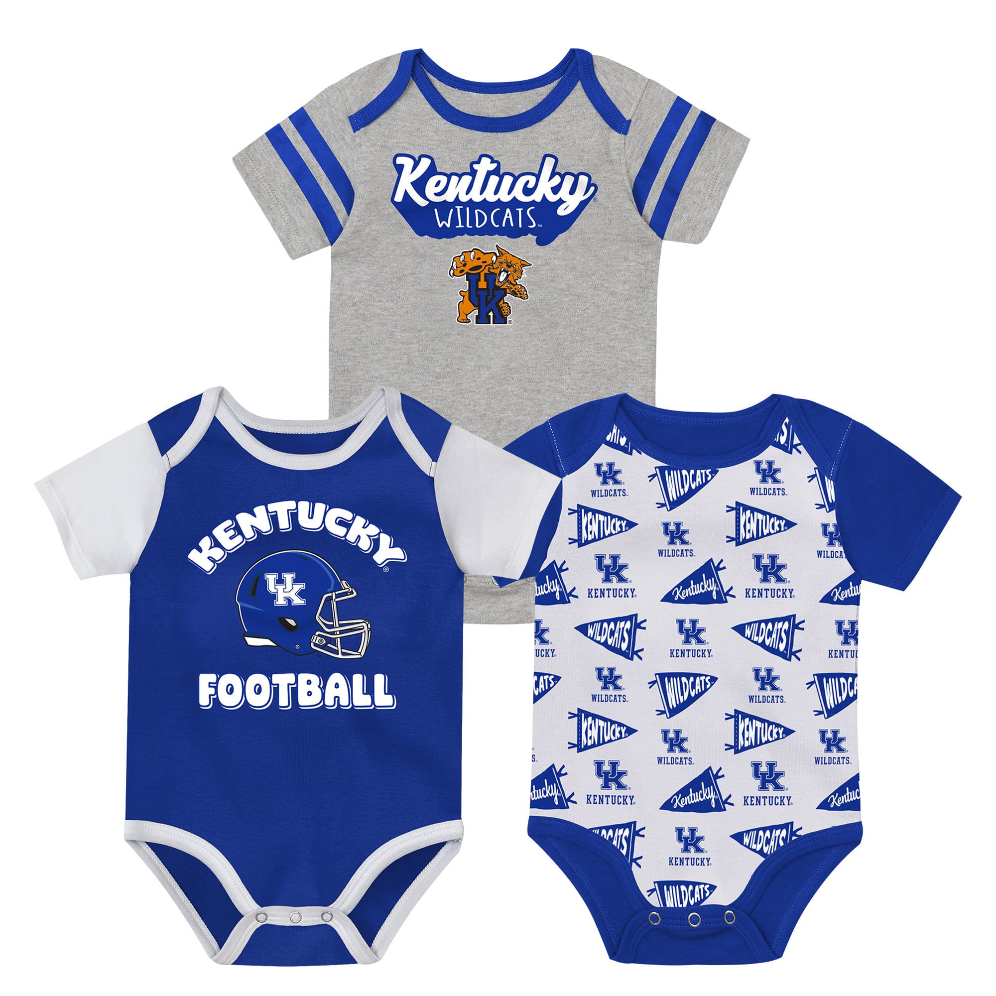 Ensemble body trois pièces pour nouveau-né Outerstuff Royal Kentucky Wildcats Star Player
