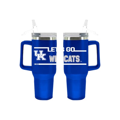Kentucky Wildcats The Memory Company 40oz. Stainless Steel Team Color Tumbler with Flip Straw