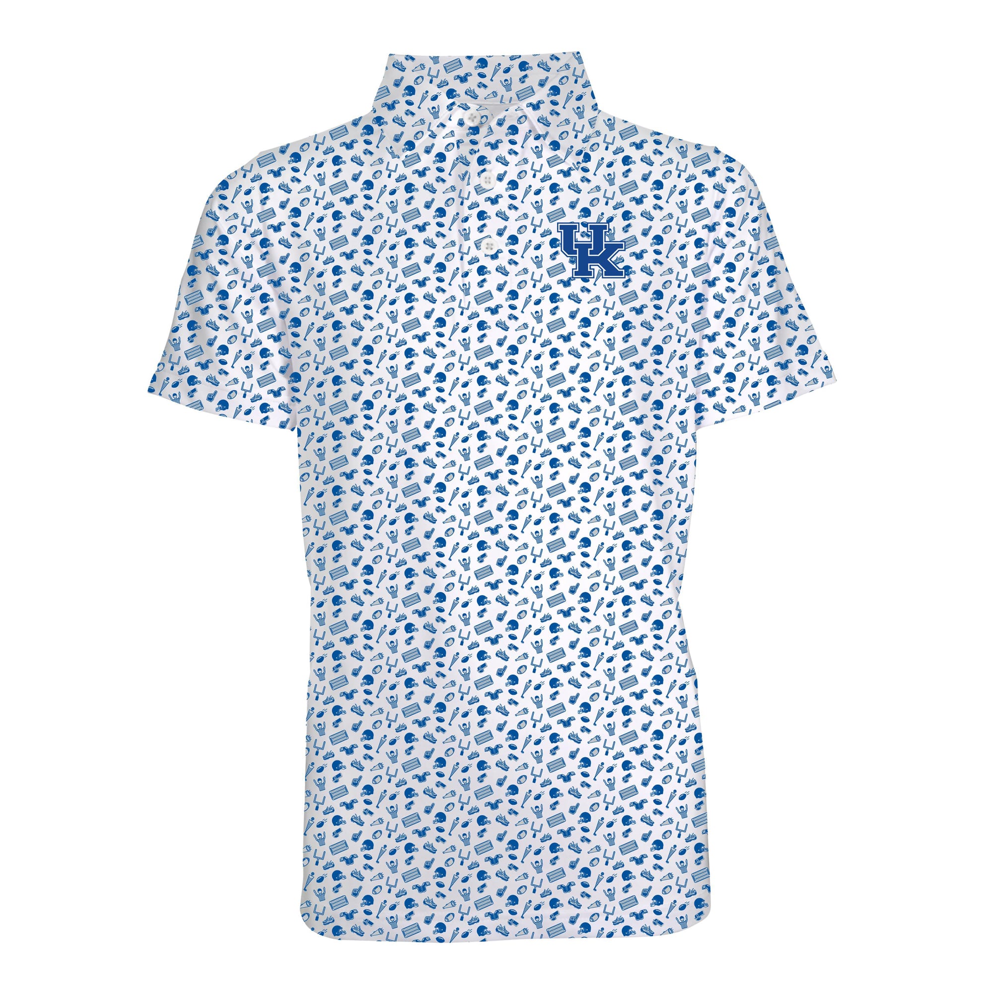 Vêtements pour tout-petits Royal Kentucky Wildcats Tom Polo de performance à imprimé intégral