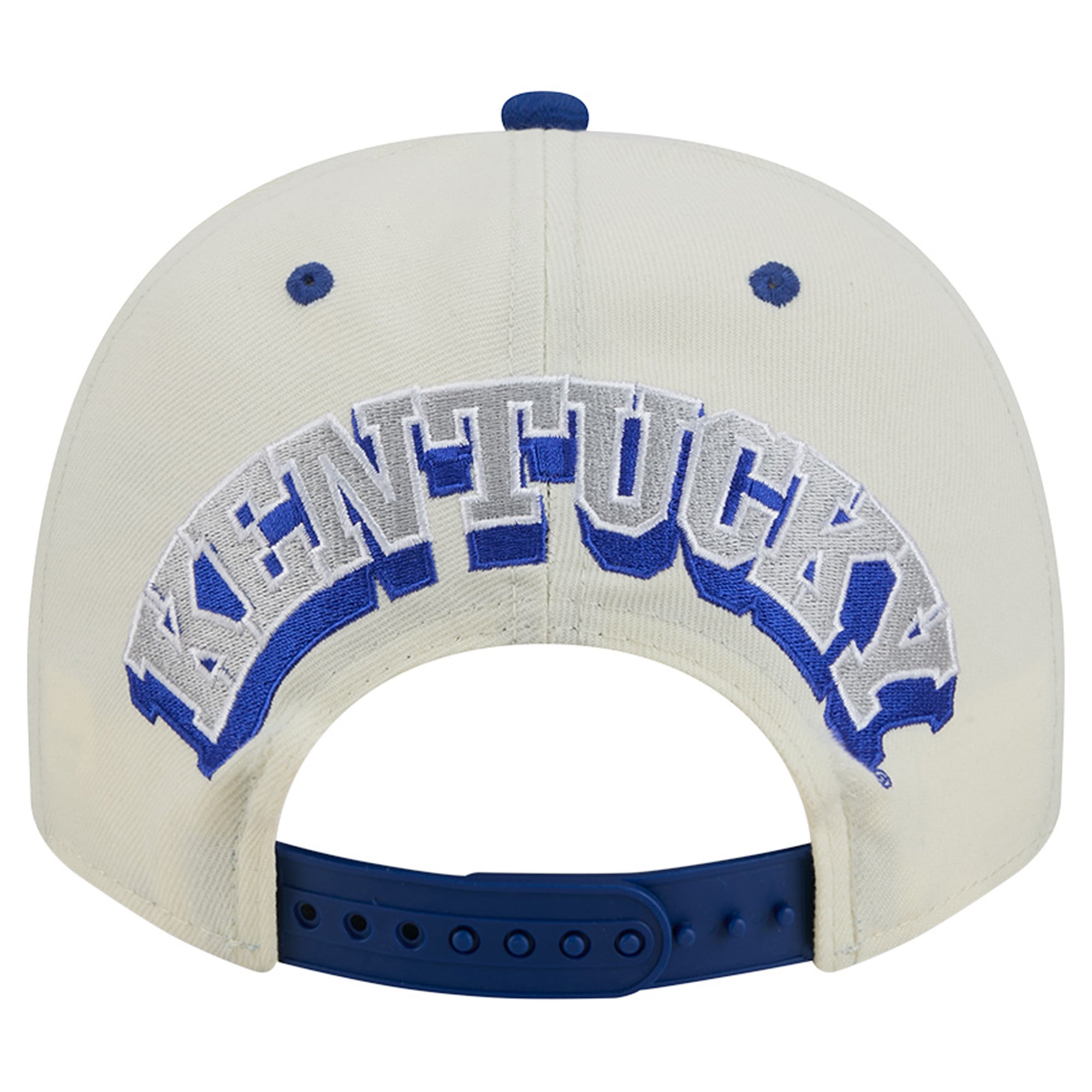 Unisex New Era White/Blue Kentucky Wildcats A-Frame 9FIFTY Snapback Hat