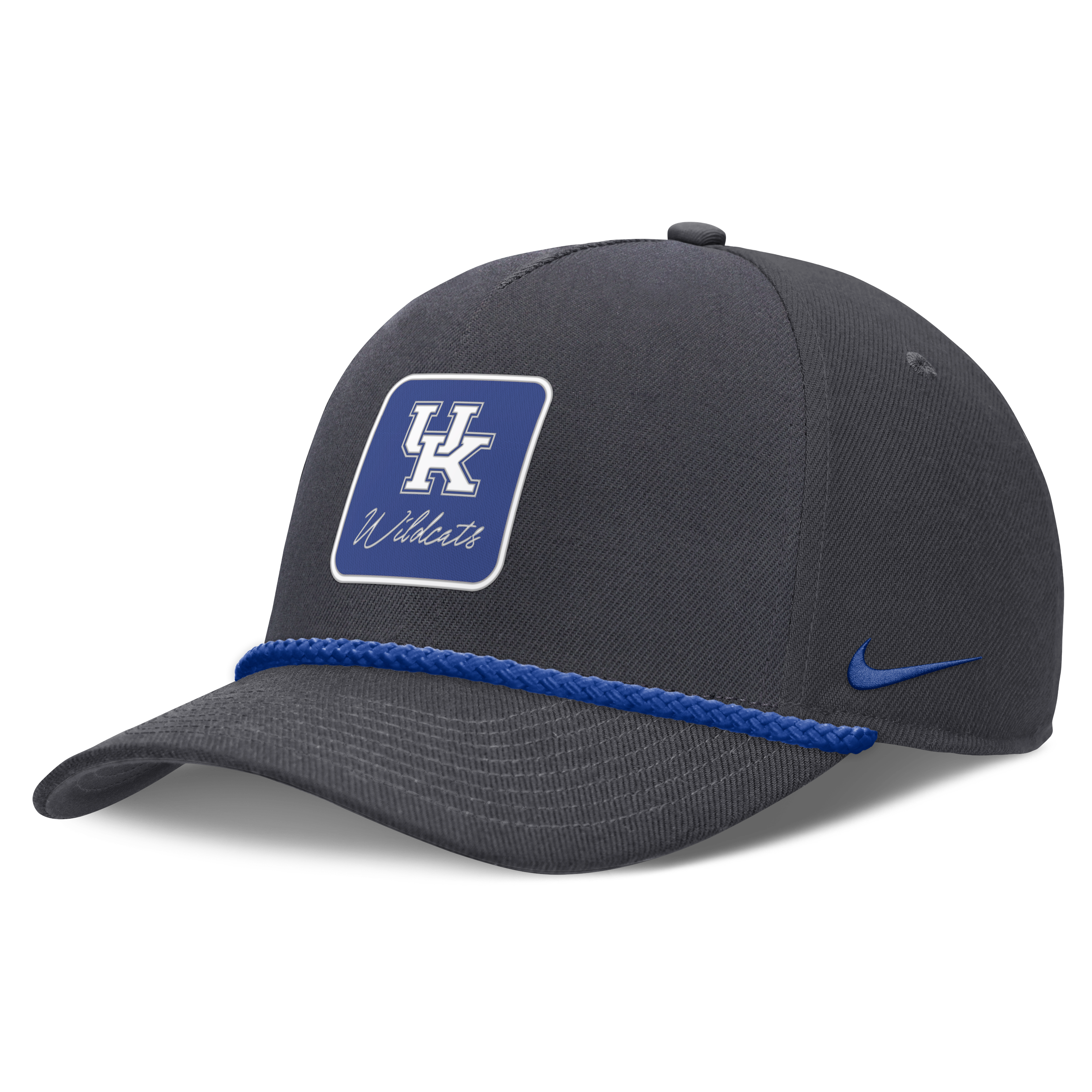 Casquette unisexe Nike anthracite Kentucky Wildcats avec inscription et taille ajustable