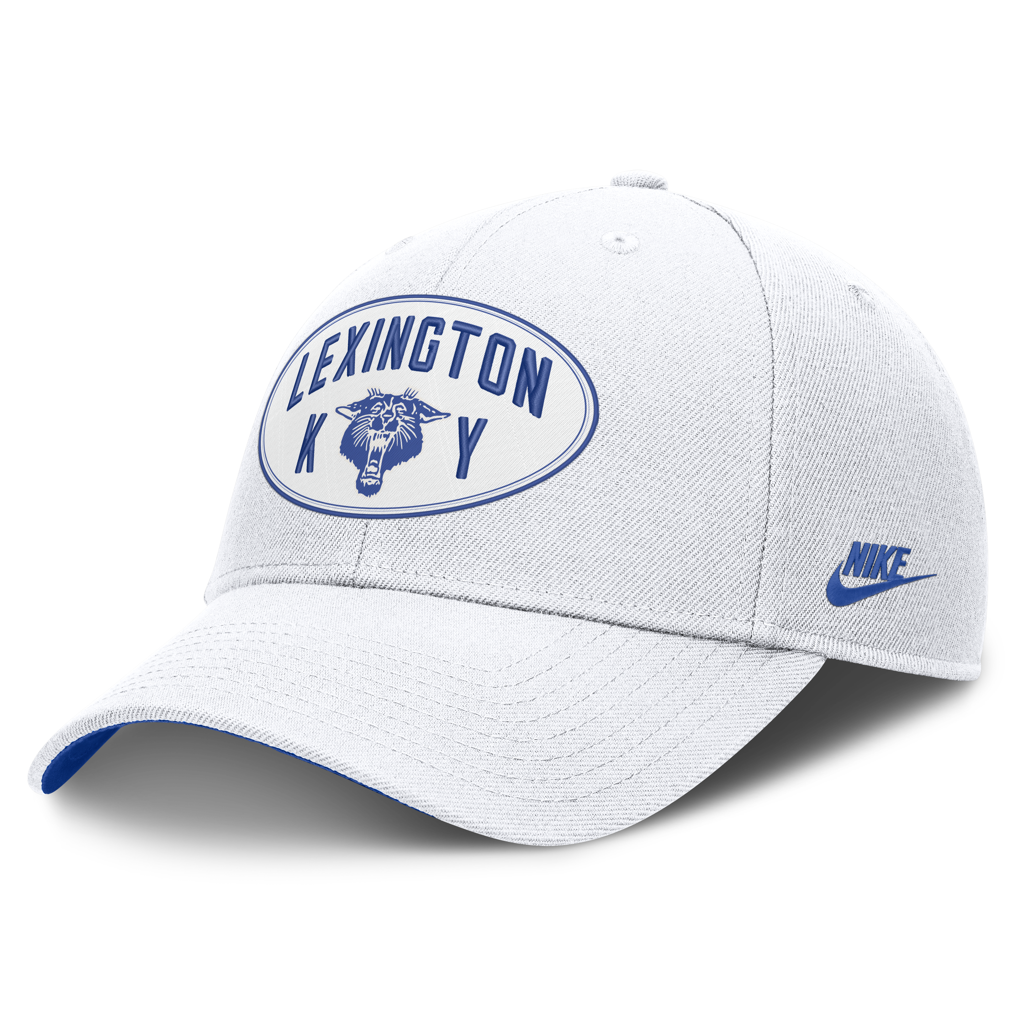 Casquette unisexe Nike Off White Kentucky Wildcats Legacy Letter & Location Rise ajustable