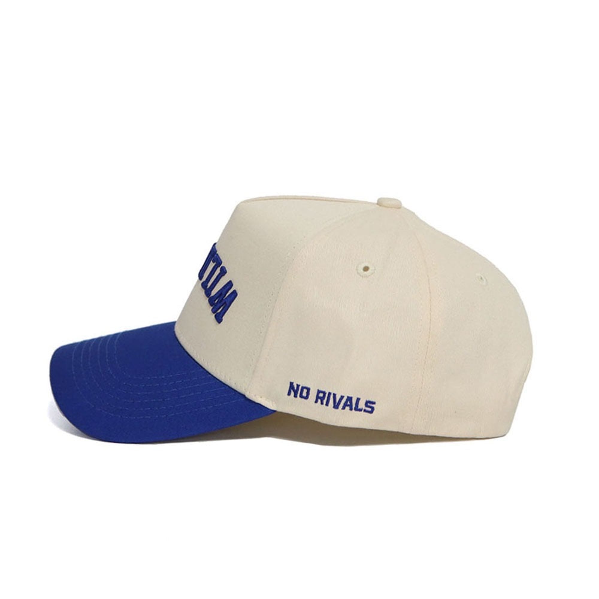 Casquette unisexe No Rivals Natural/Royal Kentucky Wildcats à couleurs classiques inversées et ajustable