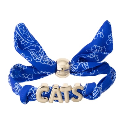 Kentucky Wildcats CANVAS Style Women's Bandana Slider Bracelet