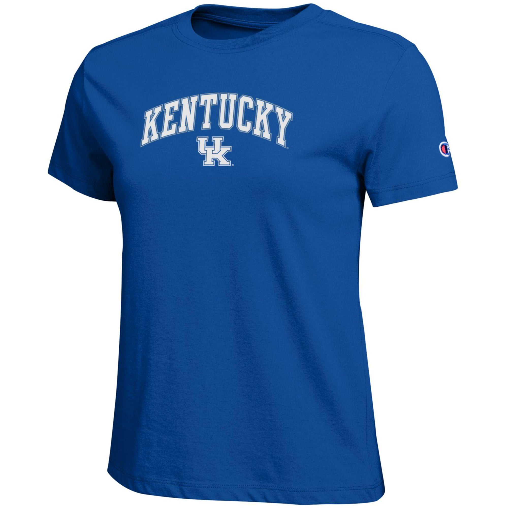 T-shirt à logo arqué pour championne féminine des Royal Kentucky Wildcats