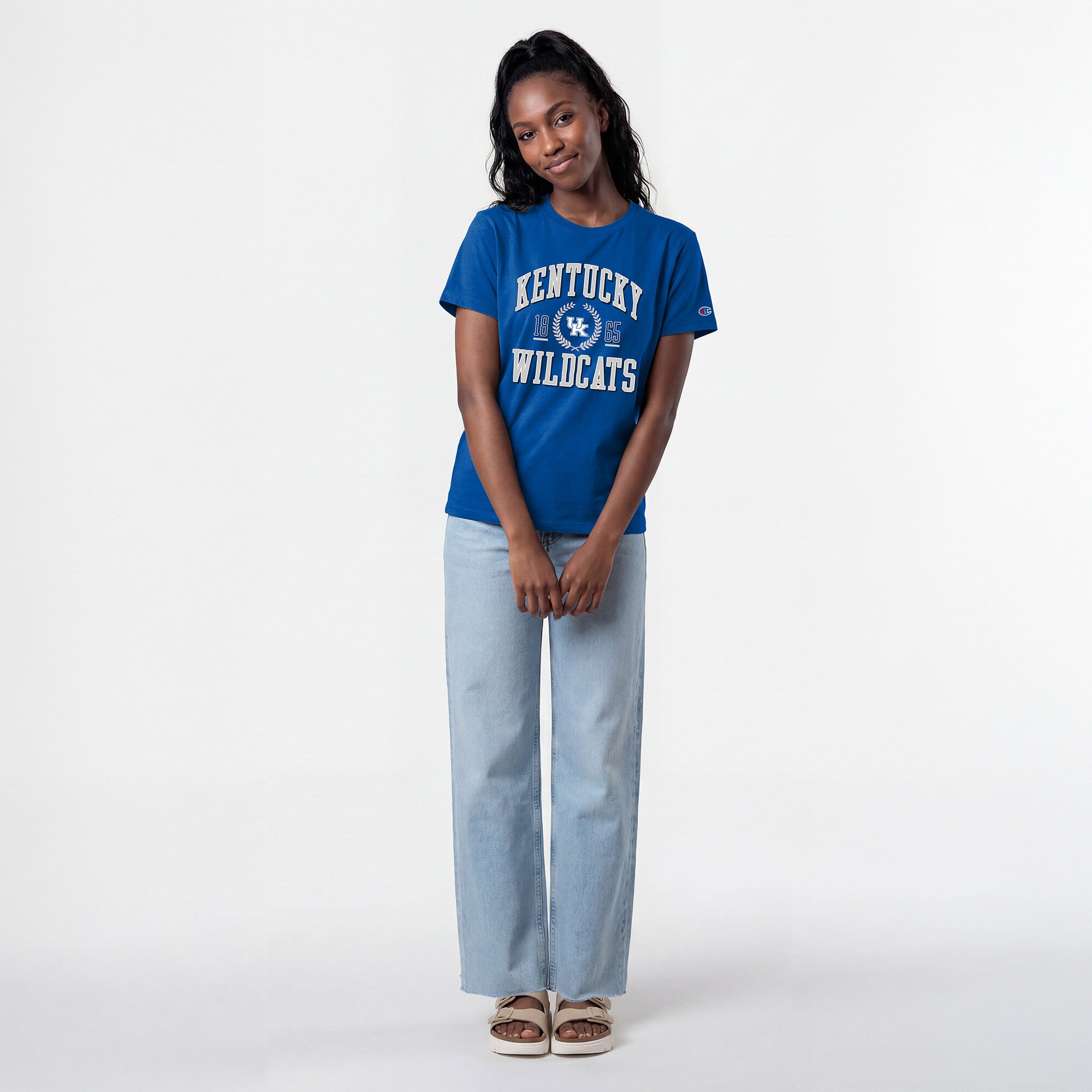 Women's Champion Royal Kentucky Wildcats Lifestyle T-Shirt