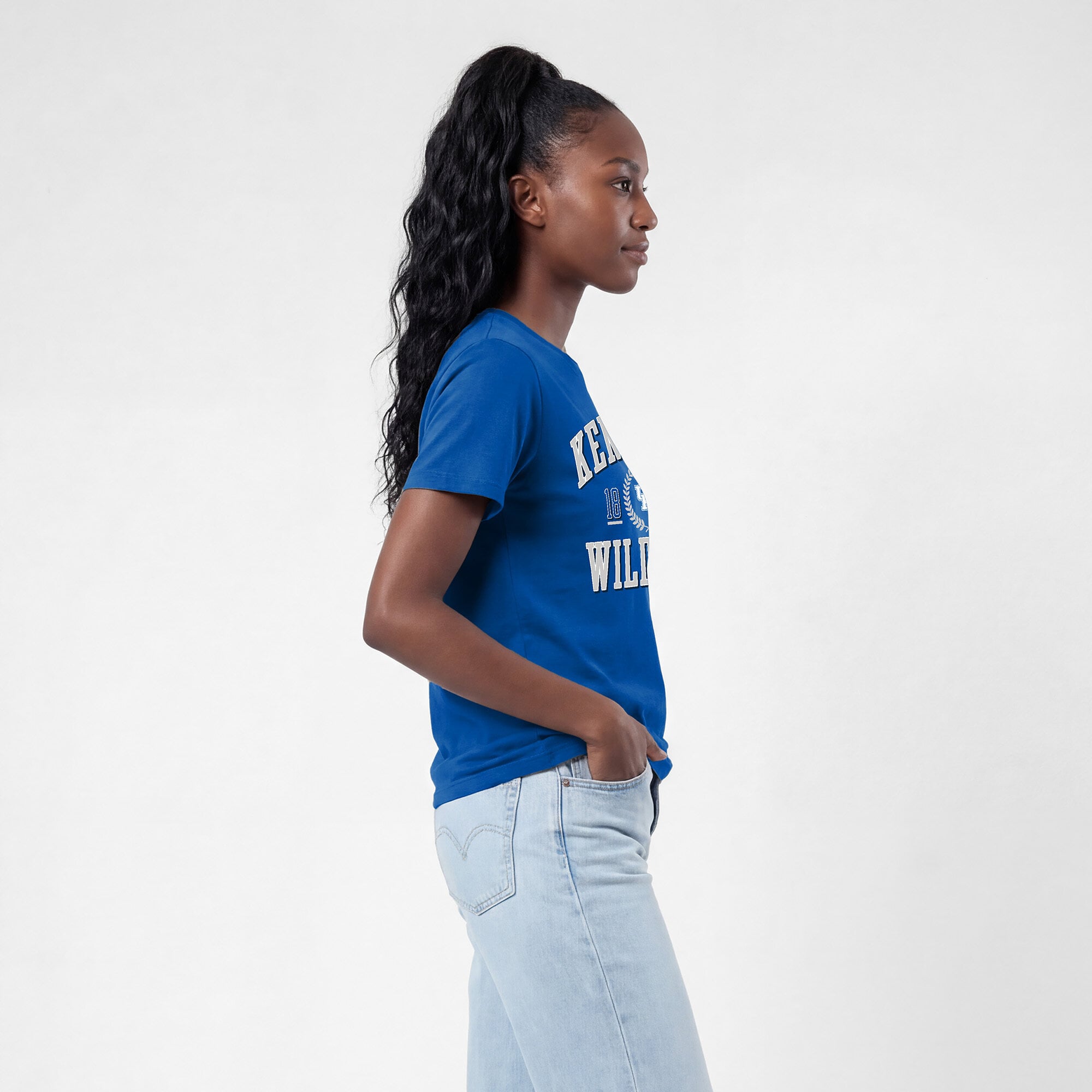 Women's Champion Royal Kentucky Wildcats Lifestyle T-Shirt