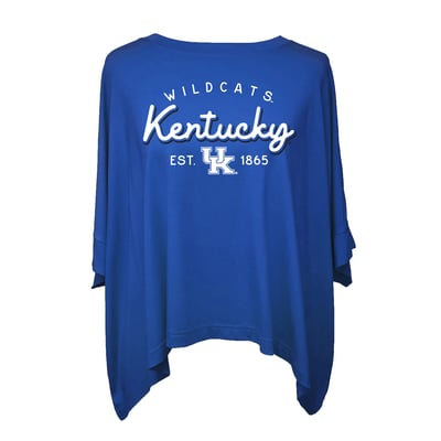 Kentucky Wildcats Flying Colors Apparel Women's Felicity Flowy T-Shirt - Royal
