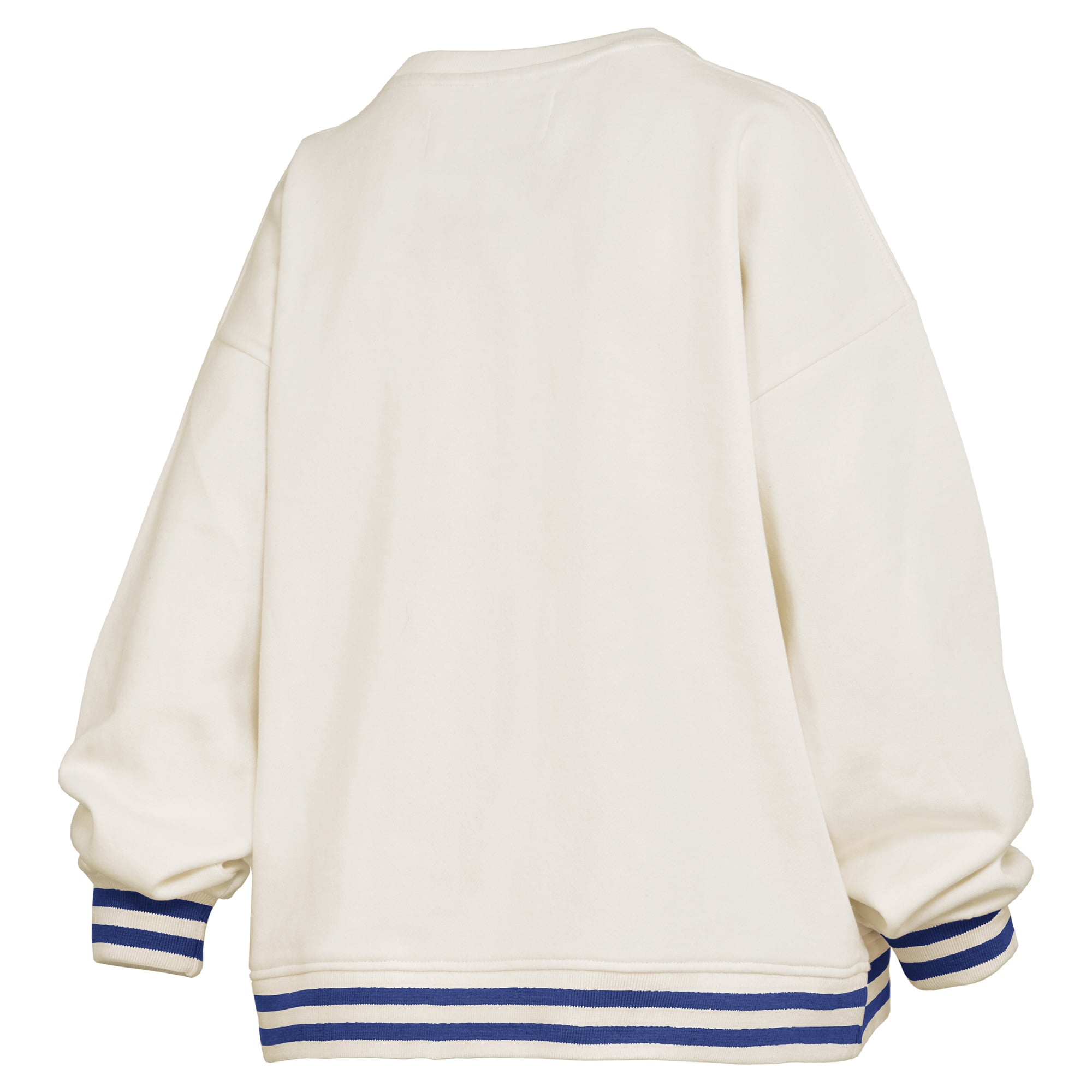 Sweat-shirt côtelé en chenille crème Pressbox Kentucky Wildcats Bonanza pour femme