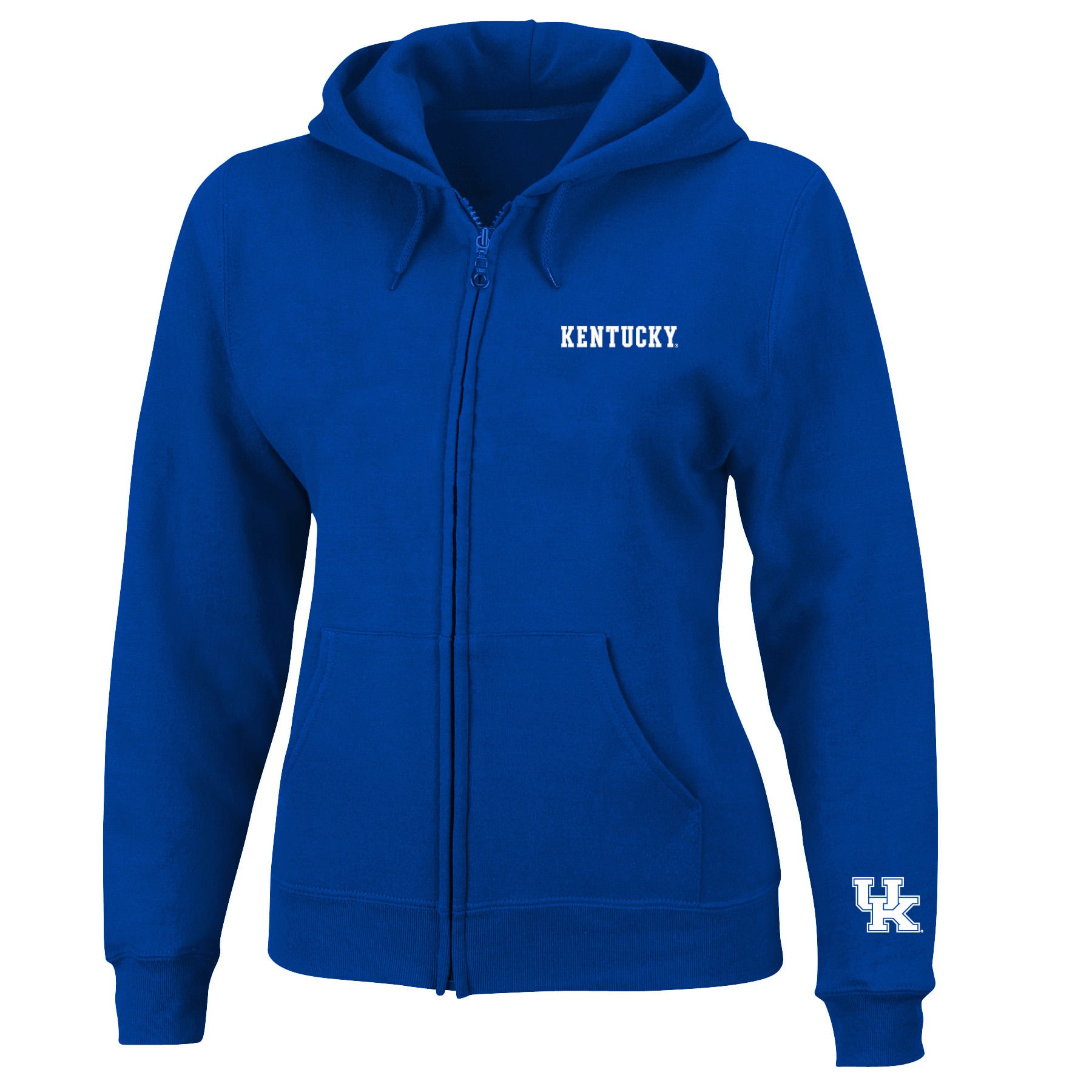 Women's Profile Royal Kentucky Wildcats Plus Full-Zip Hooded Jacket