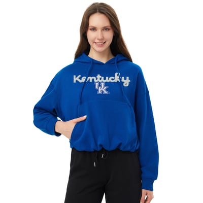  Kentucky Wildcats Profile Women's  Plus Size Hoodie - Royal