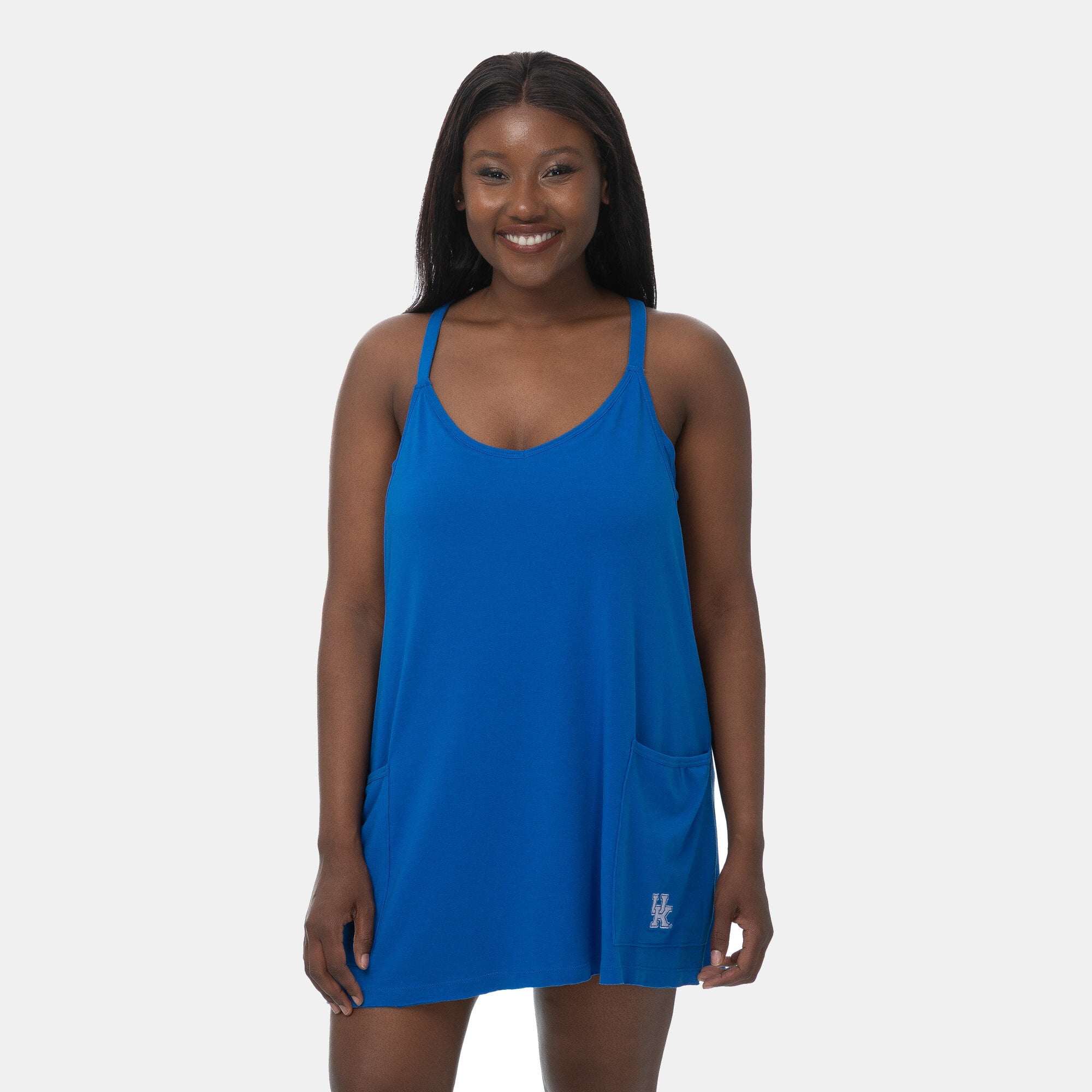 Women's ZooZatz Royal Kentucky Wildcats Active Pocketed Tri-Blend Skort Dress