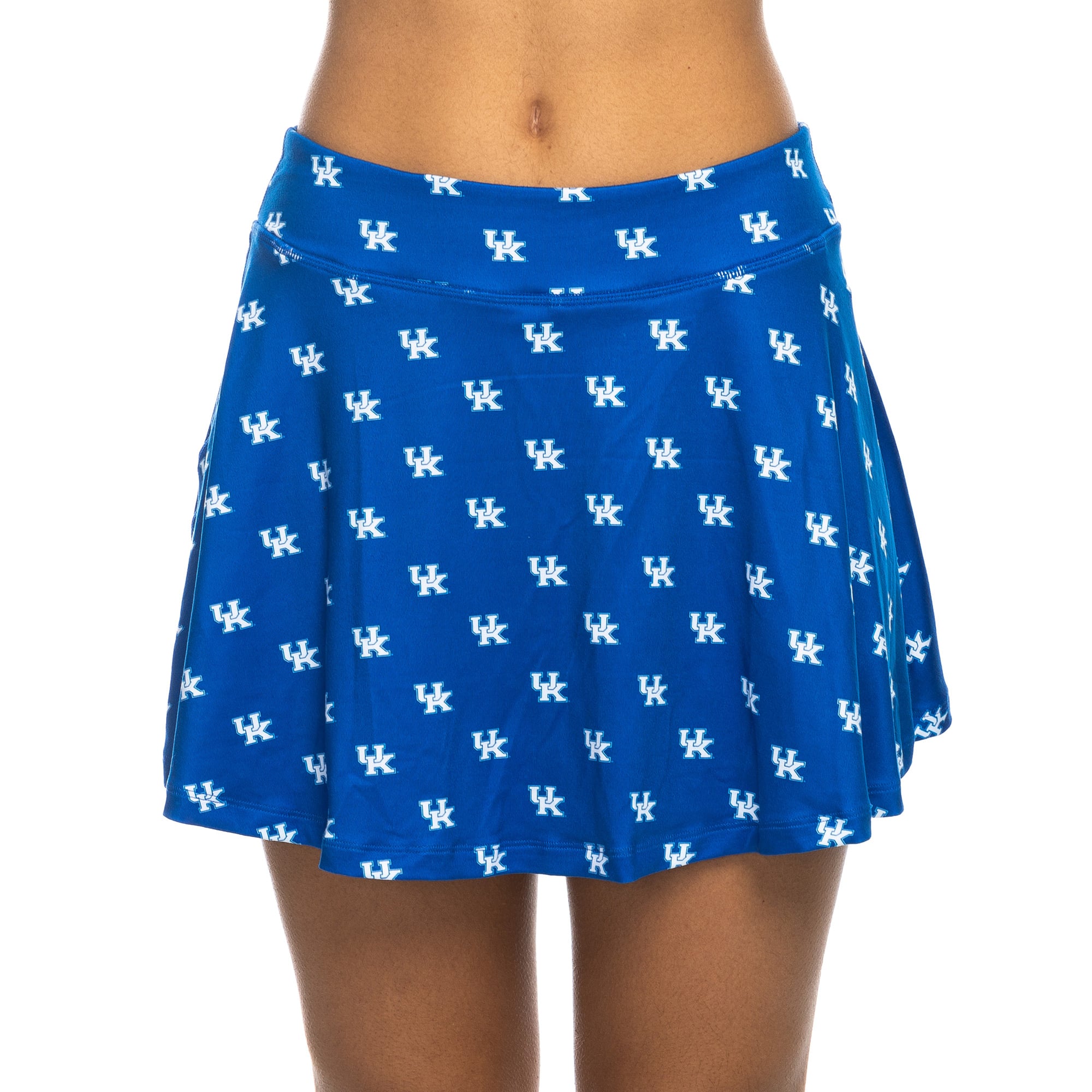 Women's ZooZatz Royal Kentucky Wildcats Allover Print Flowy Skort