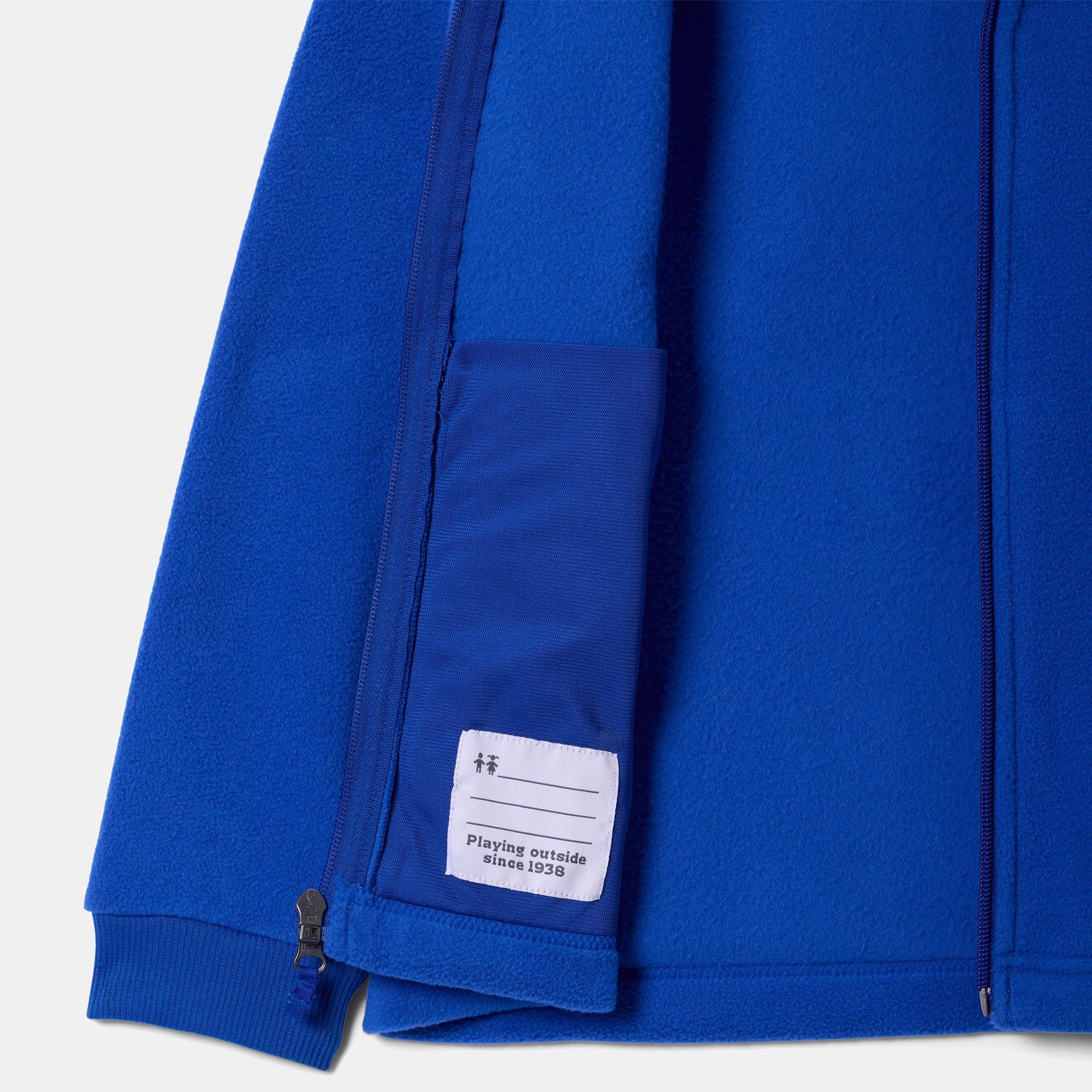 Sweat à capuche zippé en polaire Columbia Royal Kentucky Wildcats pour jeunes