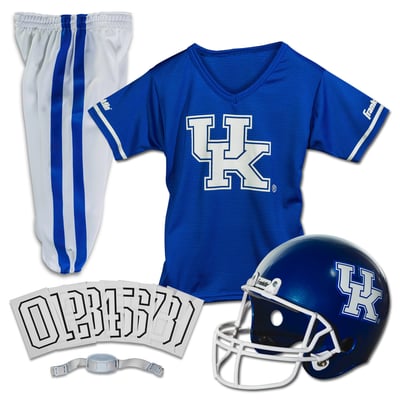 Kentucky Wildcats Franklin Sports Youth NCAA Deluxe Uniform Set