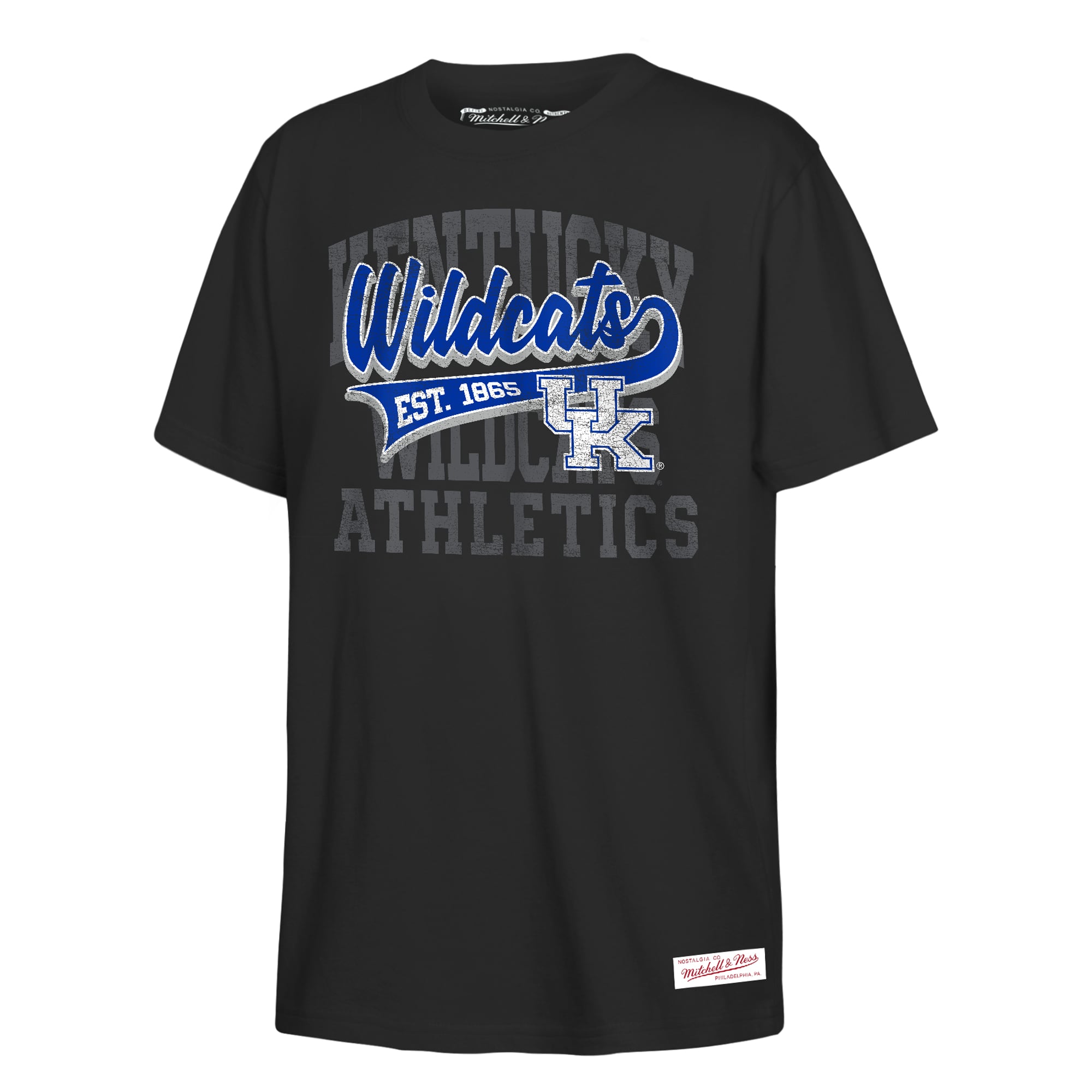 T-shirt rétro Mitchell & Ness Black Kentucky Wildcats pour jeunes