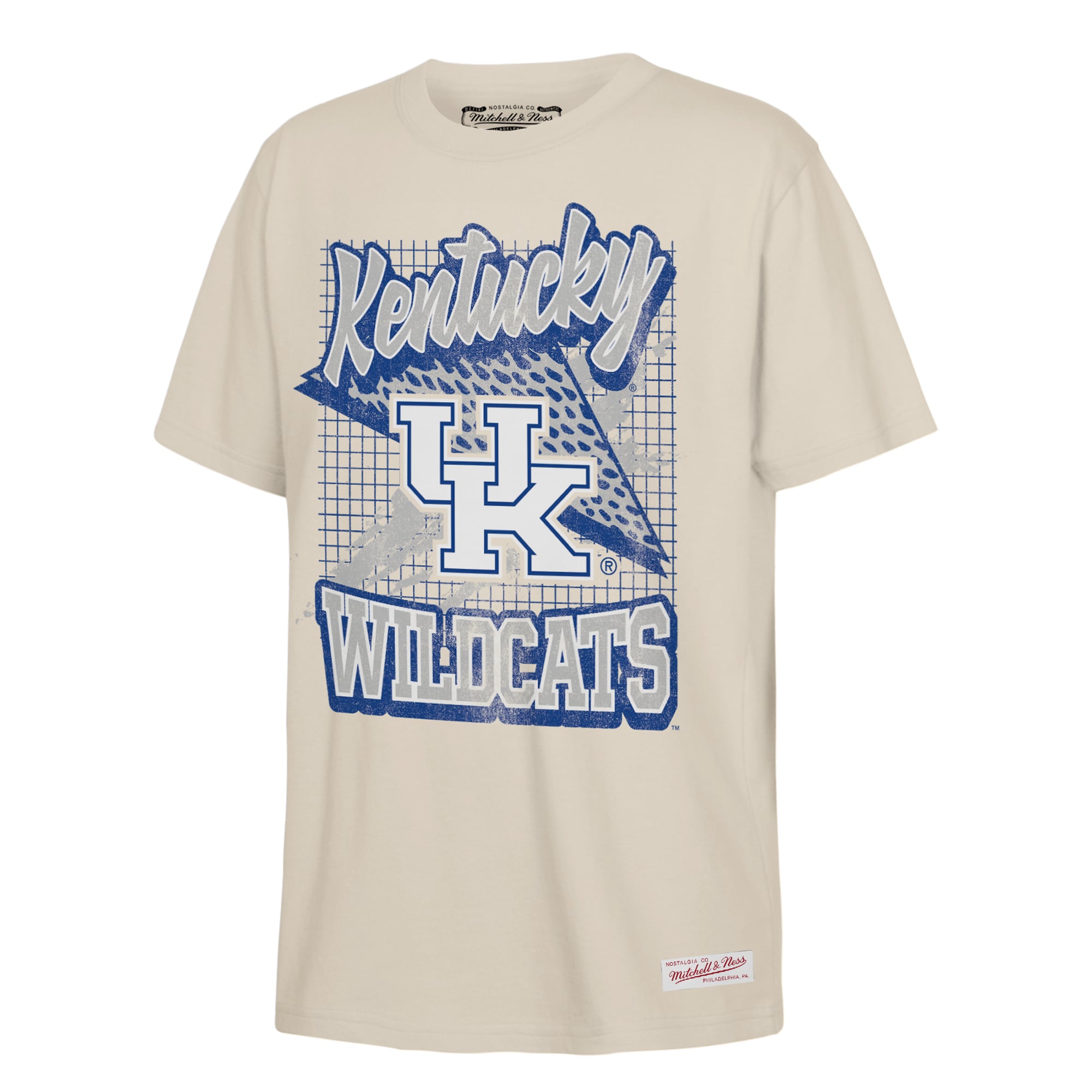T-shirt universitaire Mitchell & Ness Natural Kentucky Wildcats pour jeunes