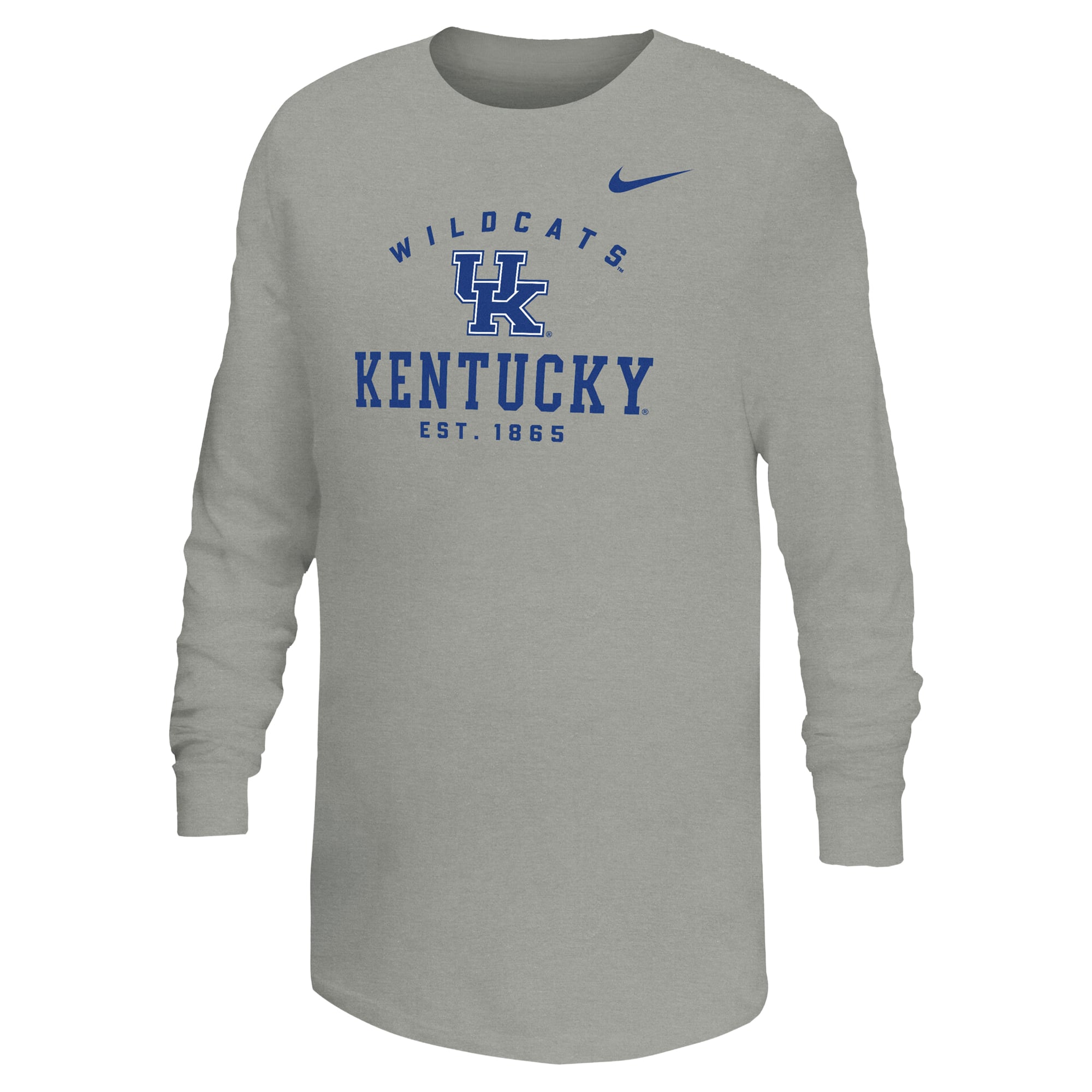 Youth Nike Gray Kentucky Wildcats Legend Dri-FIT Long Sleeve T-Shirt
