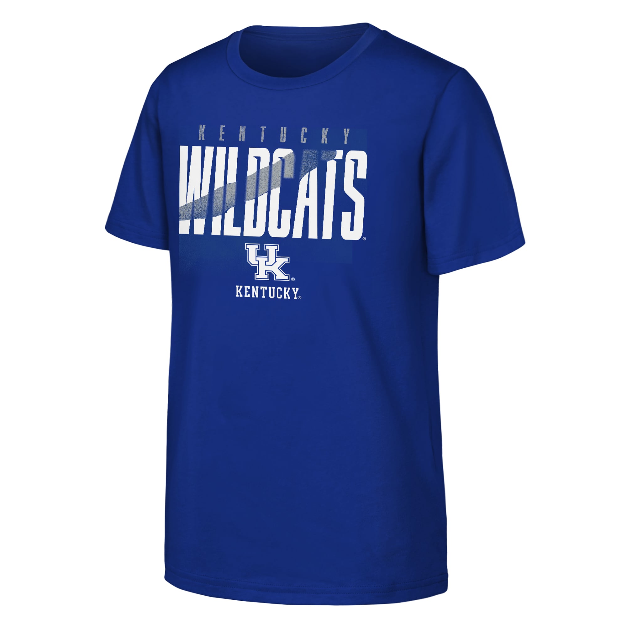 T-shirt à découpes Royal Kentucky Wildcats pour jeunes de la marque Outerstuff