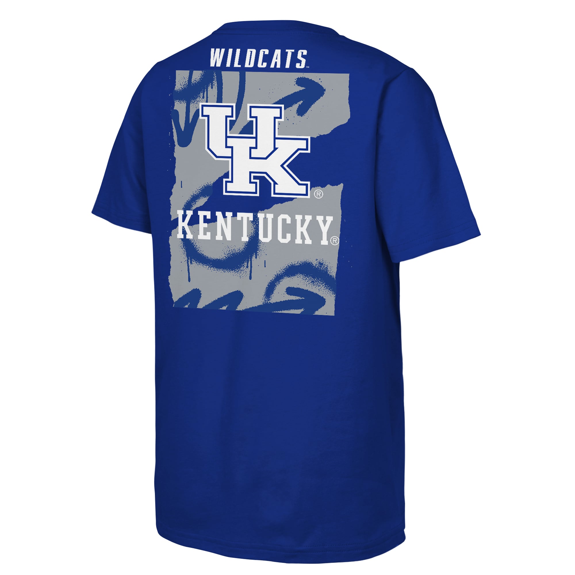 T-shirt à découpes Royal Kentucky Wildcats pour jeunes de la marque Outerstuff