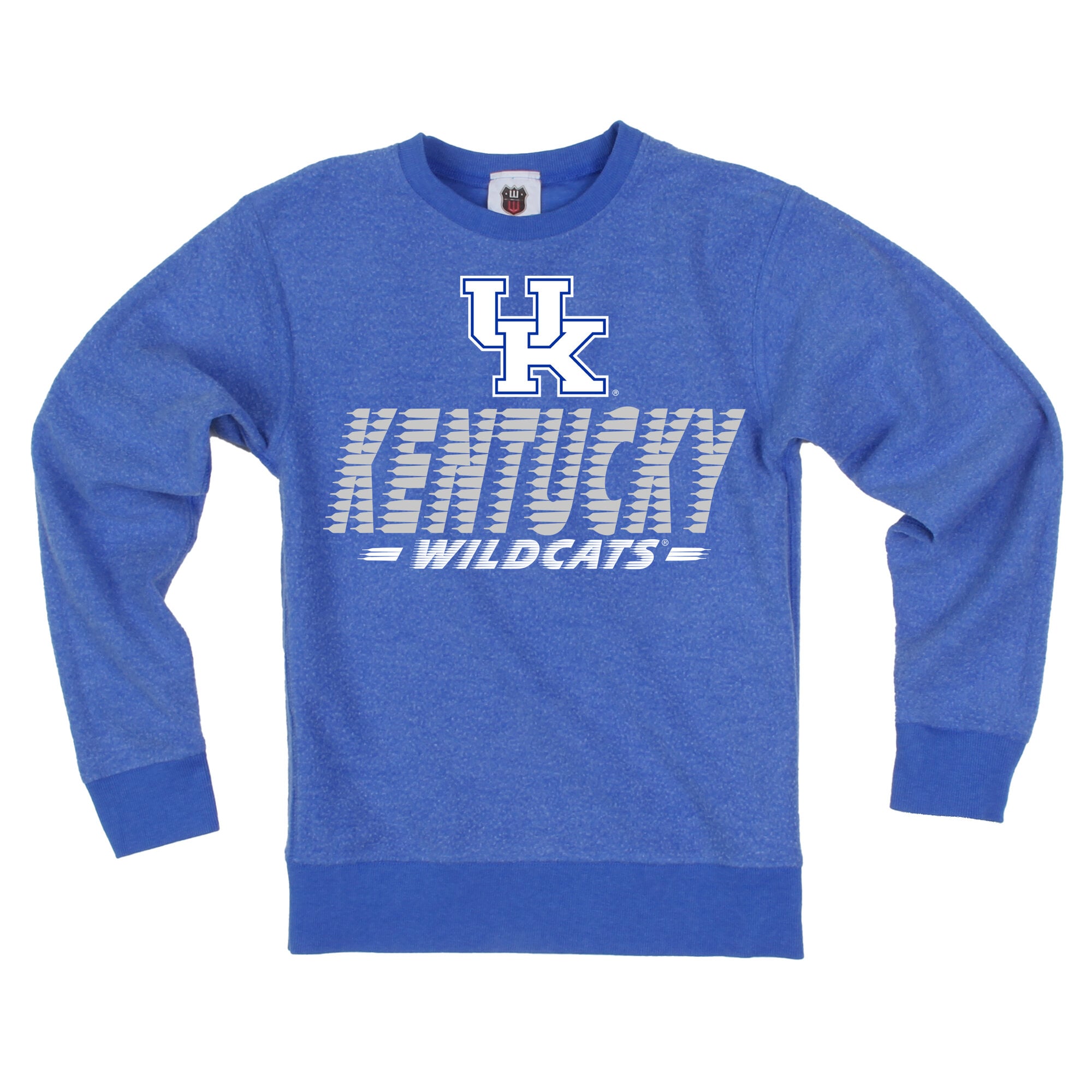Youth Wes & Willy Blue Kentucky Wildcats Reversible Sweatshirt