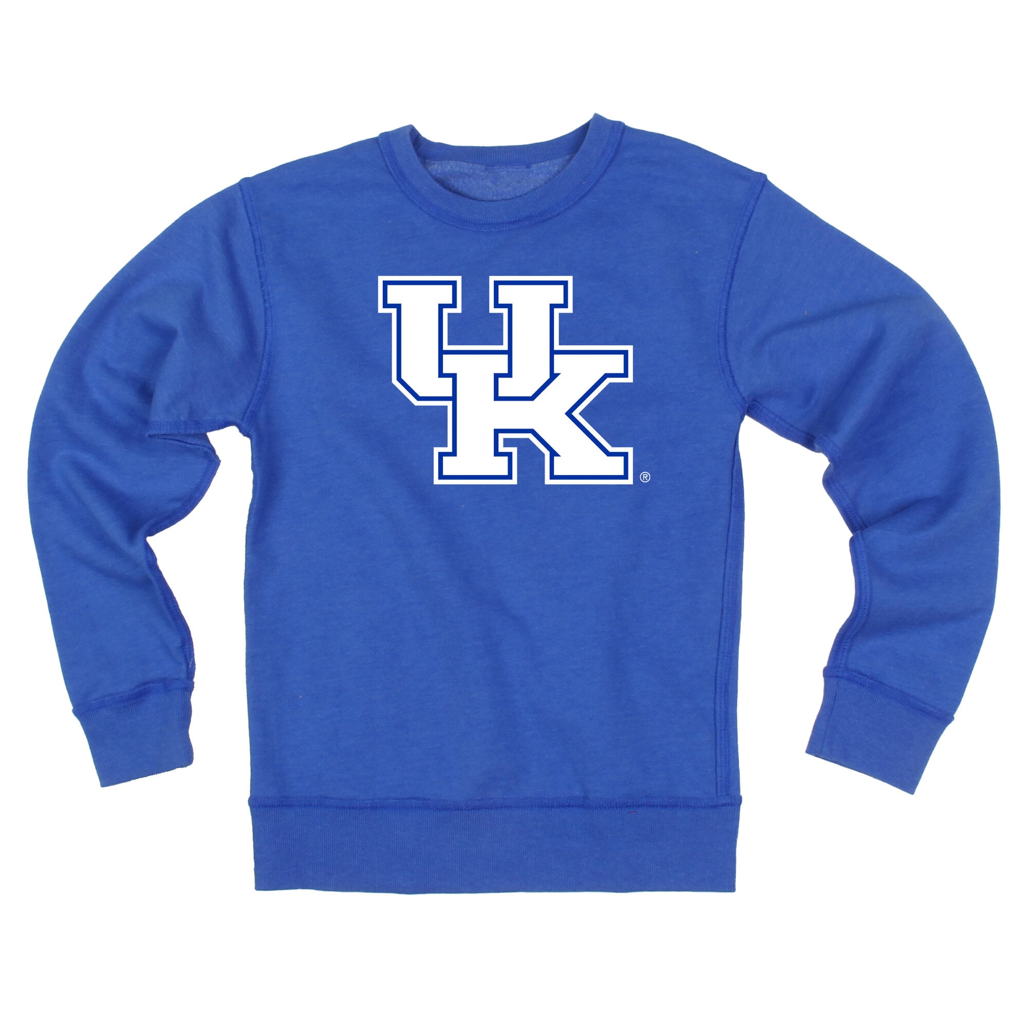 Youth Wes & Willy Blue Kentucky Wildcats Reversible Sweatshirt