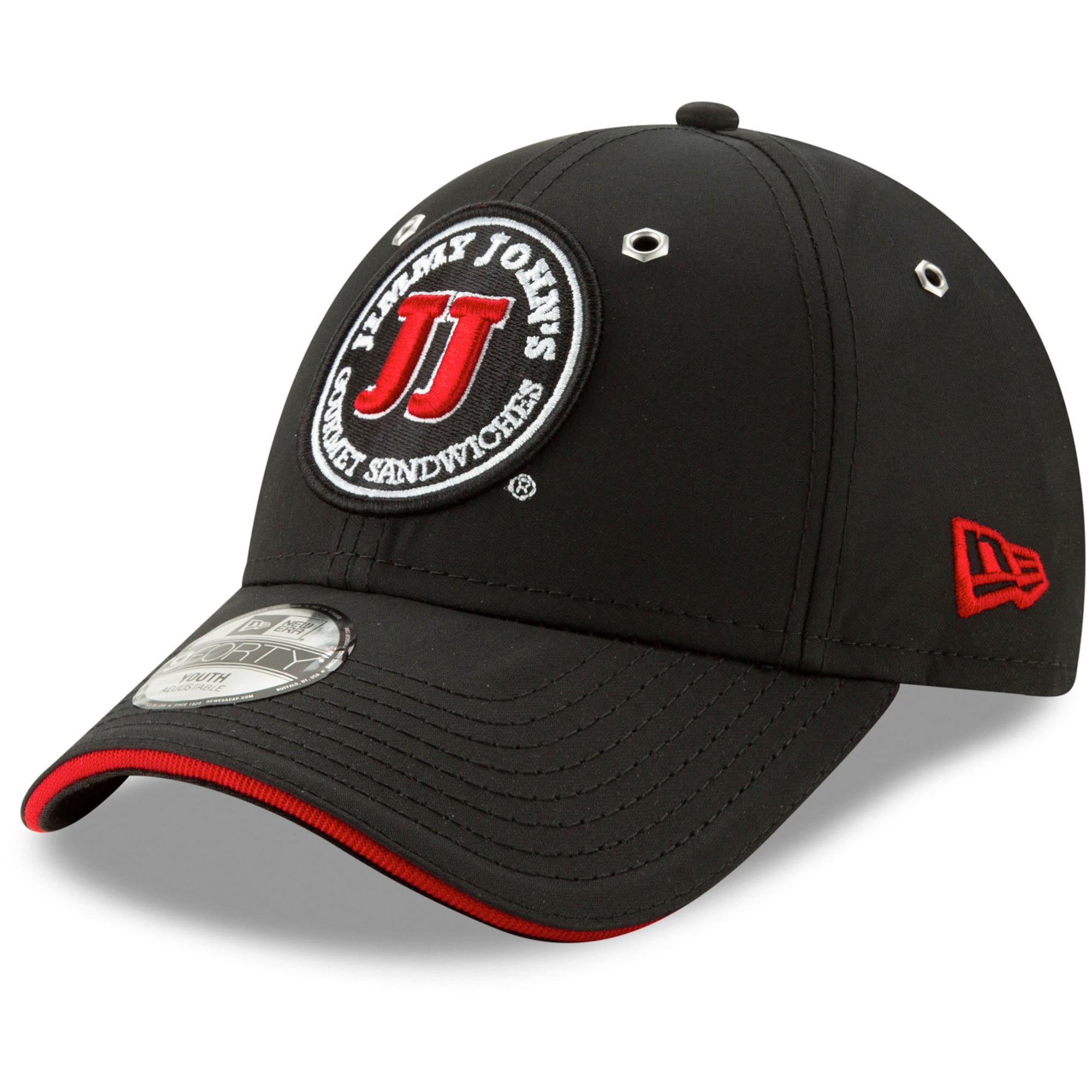 Youth Kevin Harvick New Era Black Jimmy John's 9FORTY Driver