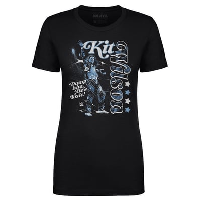 Kit Wilson 500 Level Women's Vertical Name T-Shirt - Black